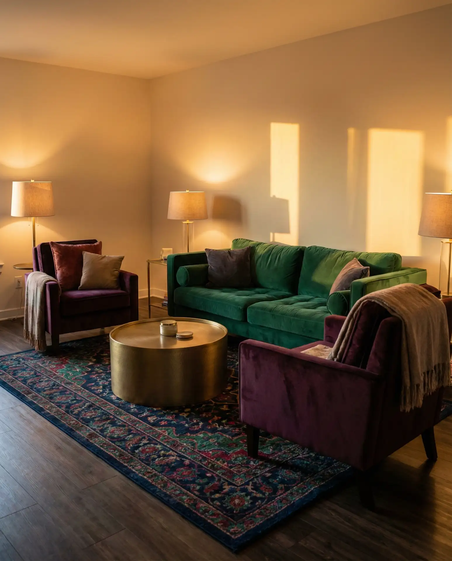 Purple and Green Jewel Tone Elegance 1