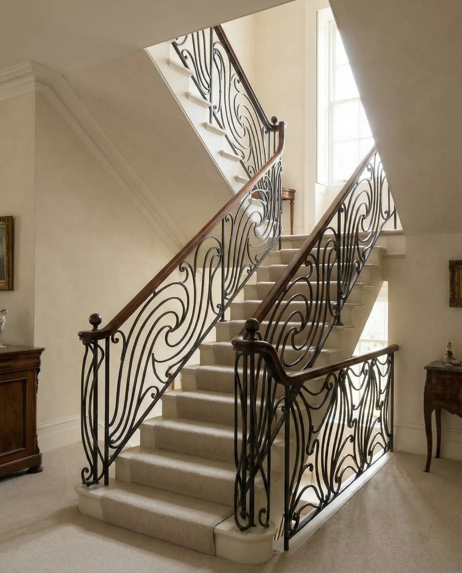 Rod Iron with Curved Elegance 2