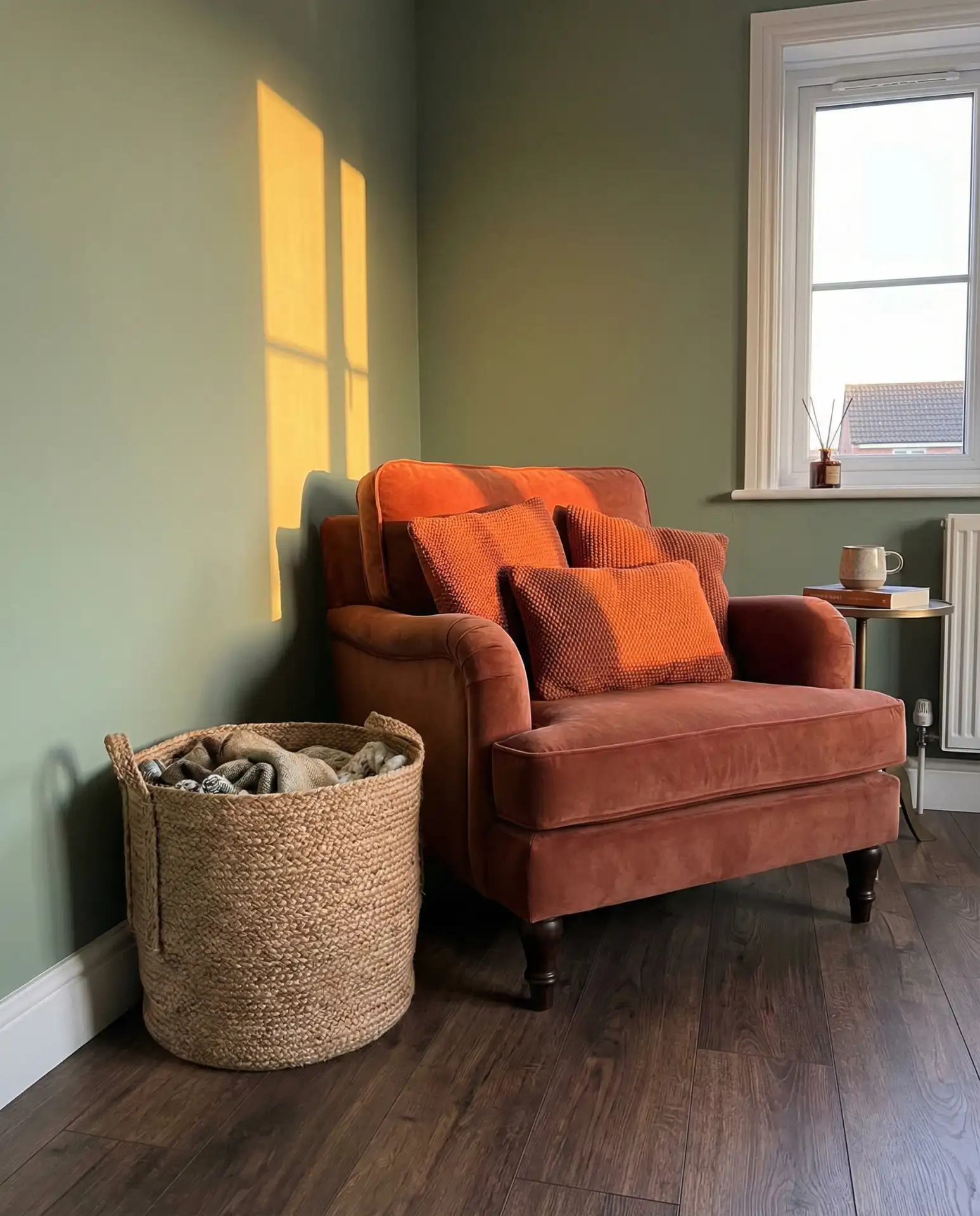 Rust and Green Autumn Warmth 1