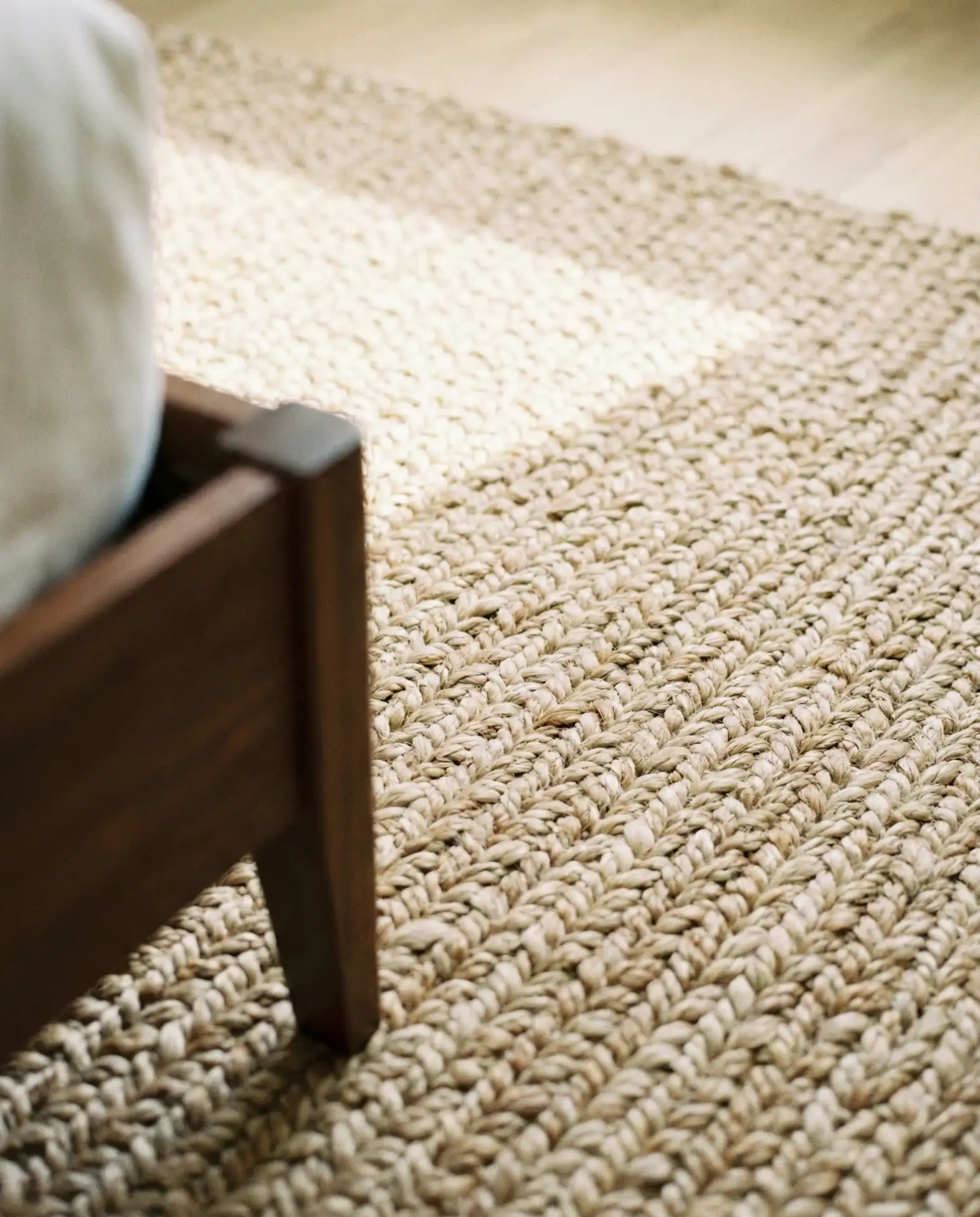 Rustic Bedroom with Natural Fiber Rugs 1
