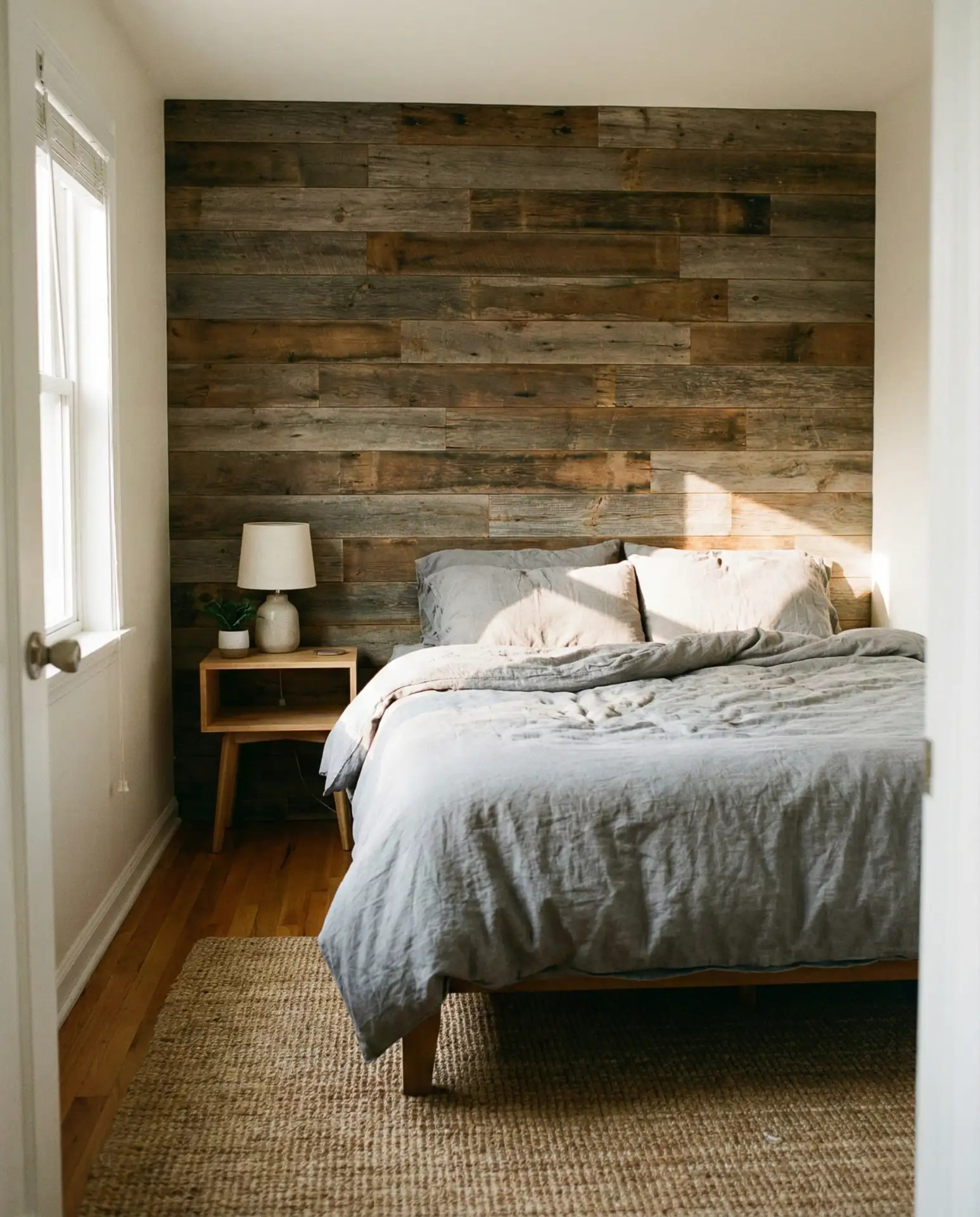 Rustic Wood Accent Wall 1