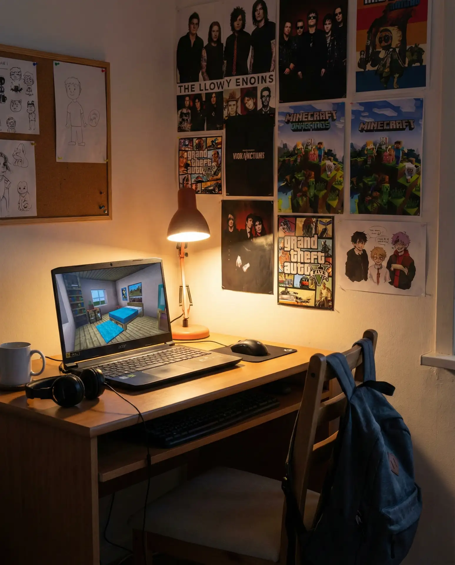 Rustic Wood Accent Wall 2