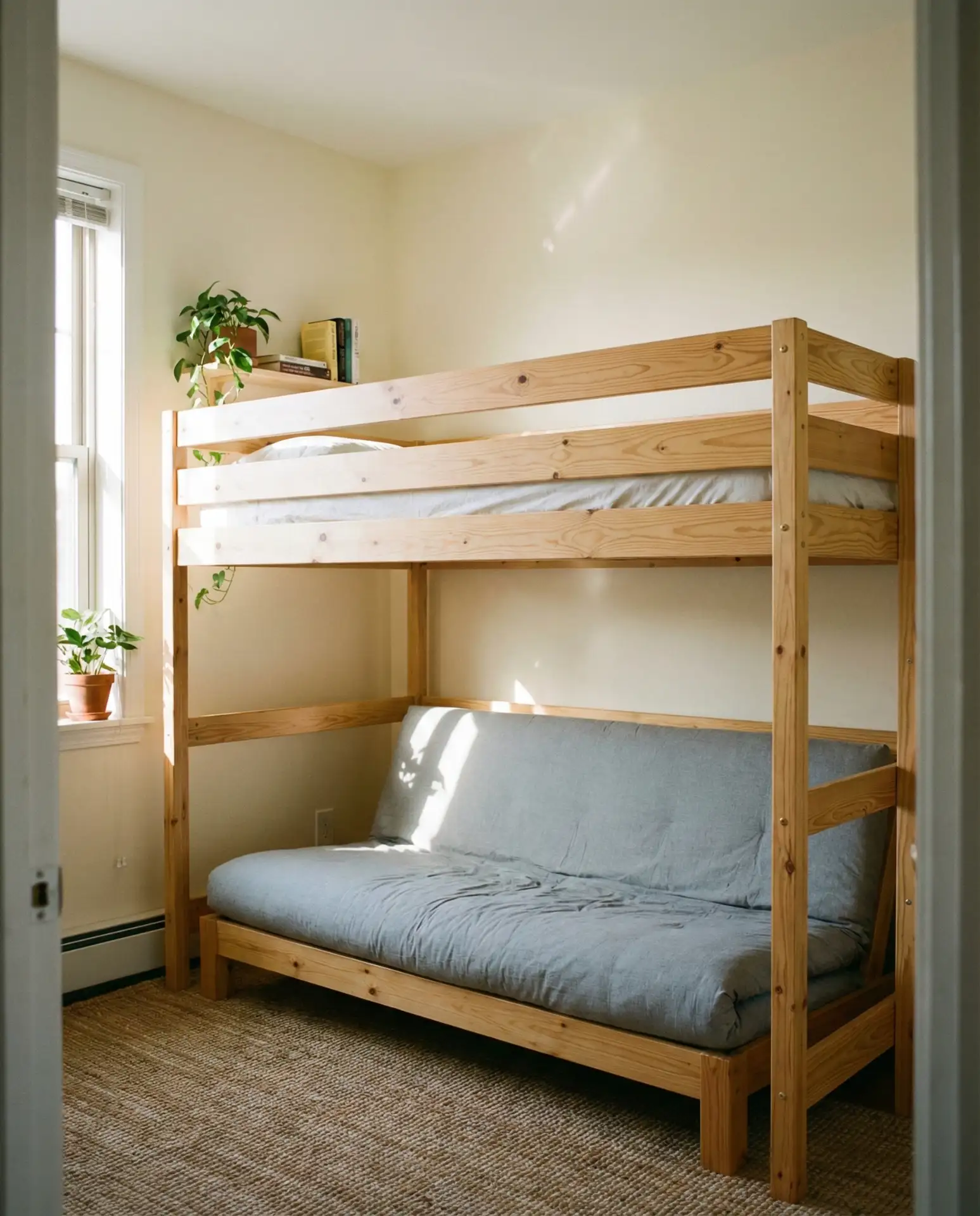 Short Loft Bed for Small Rooms Low Budget 2