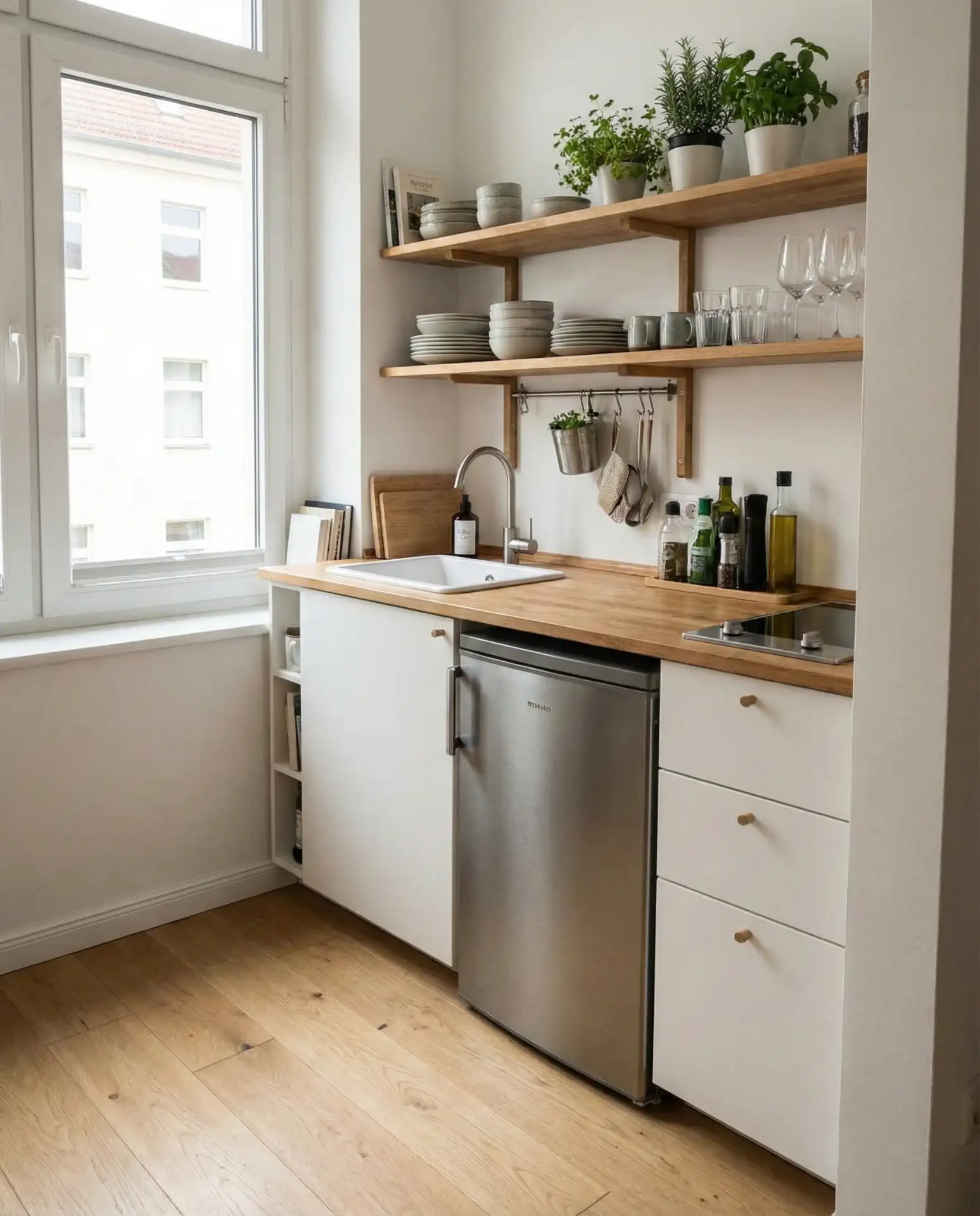 Single Wall Kitchen Layout 1