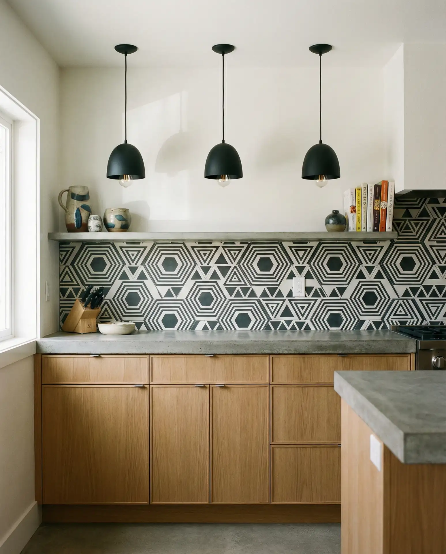 Slim Shaker White Oak Cabinets 2