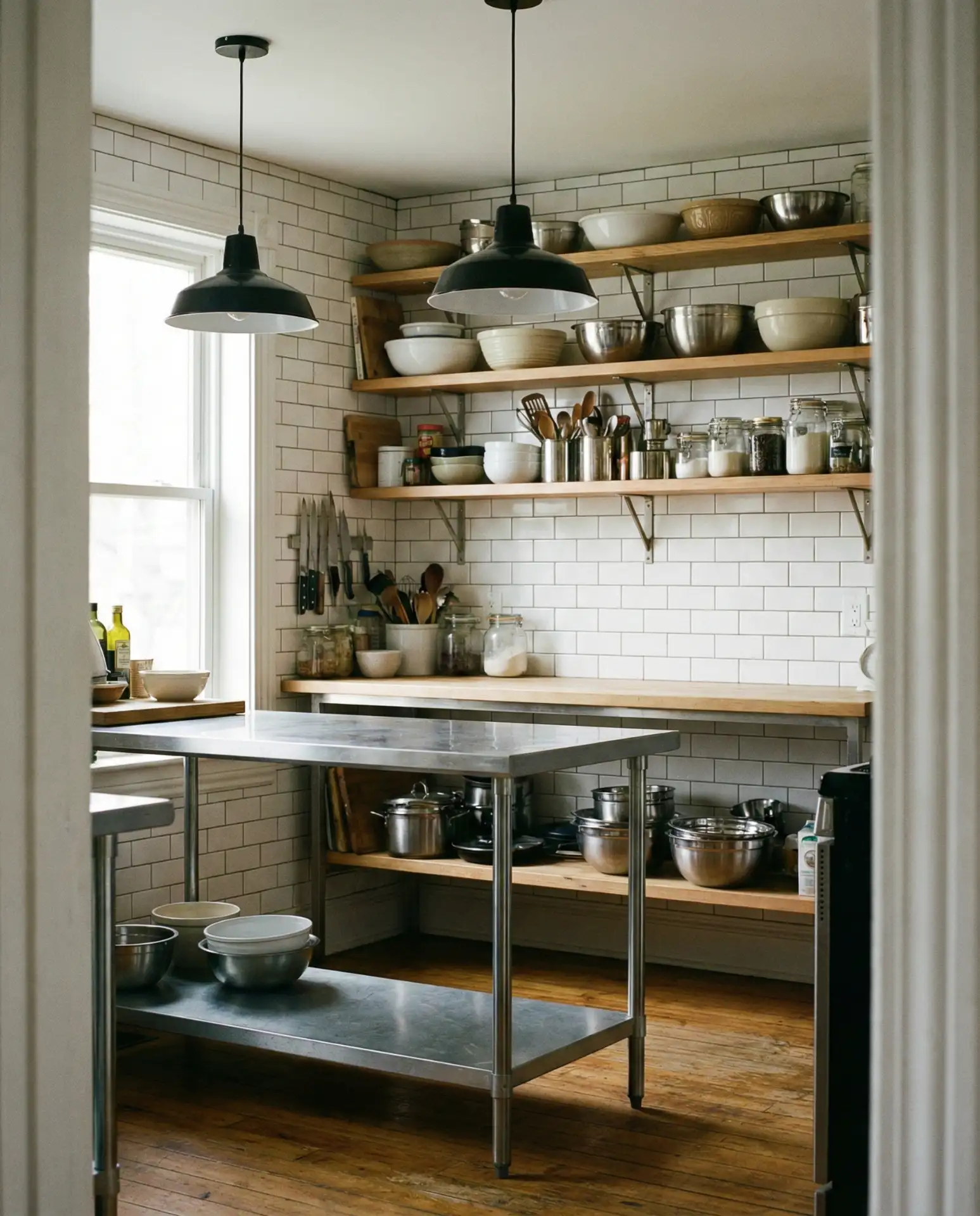 Small Bakery-Inspired Kitchen Layout 2