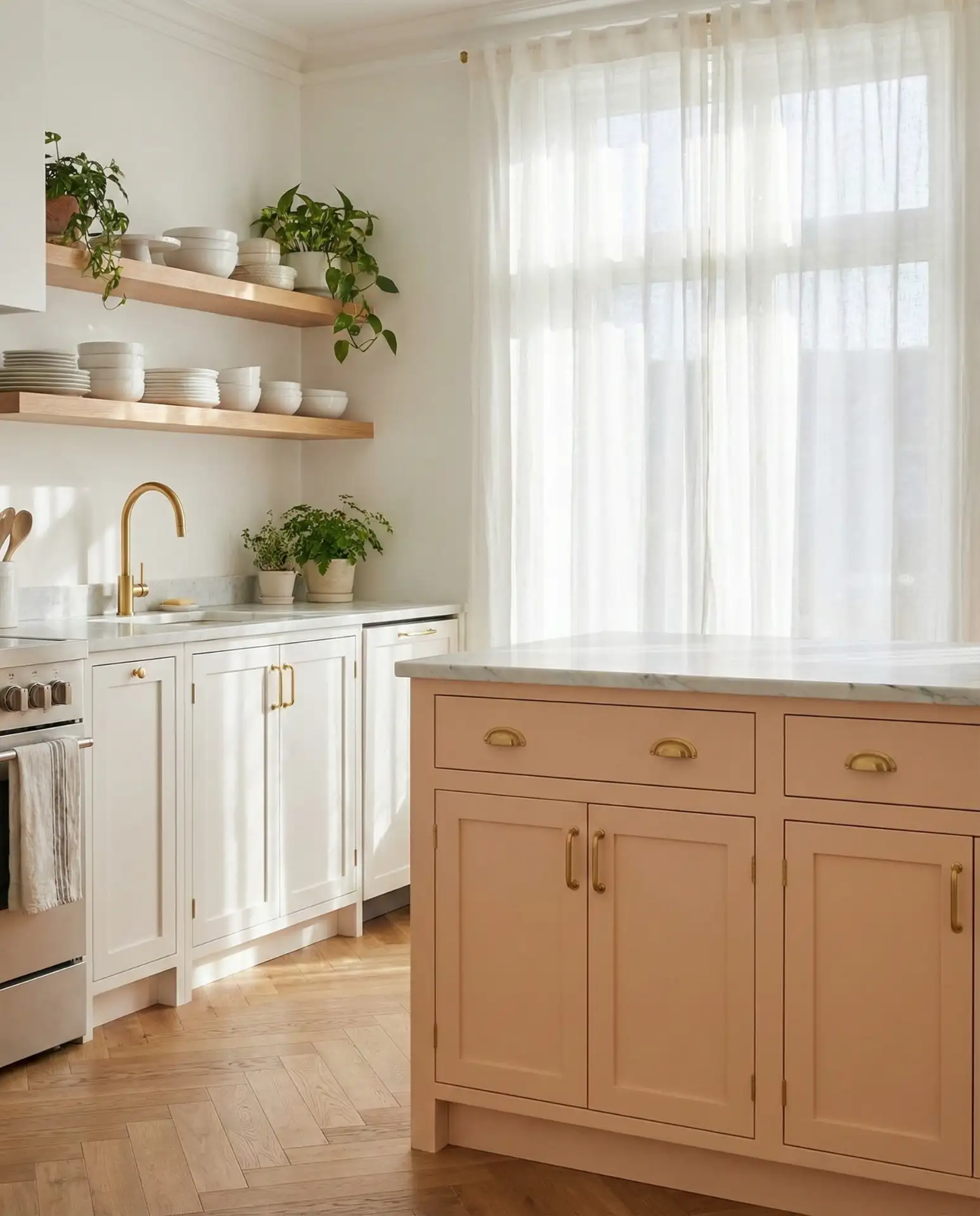 Soft Peach and White Freshness 1