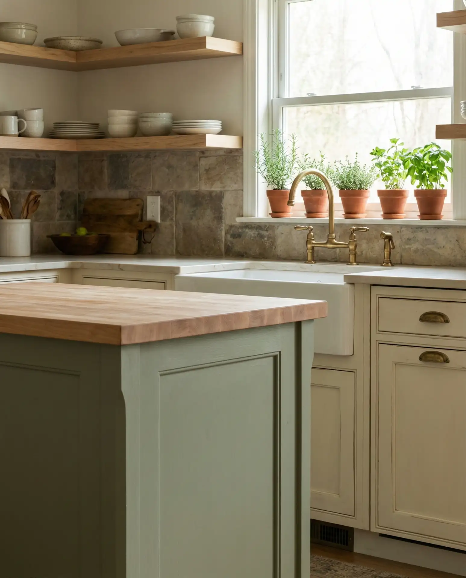 Soft Sage and Cream Duo 2