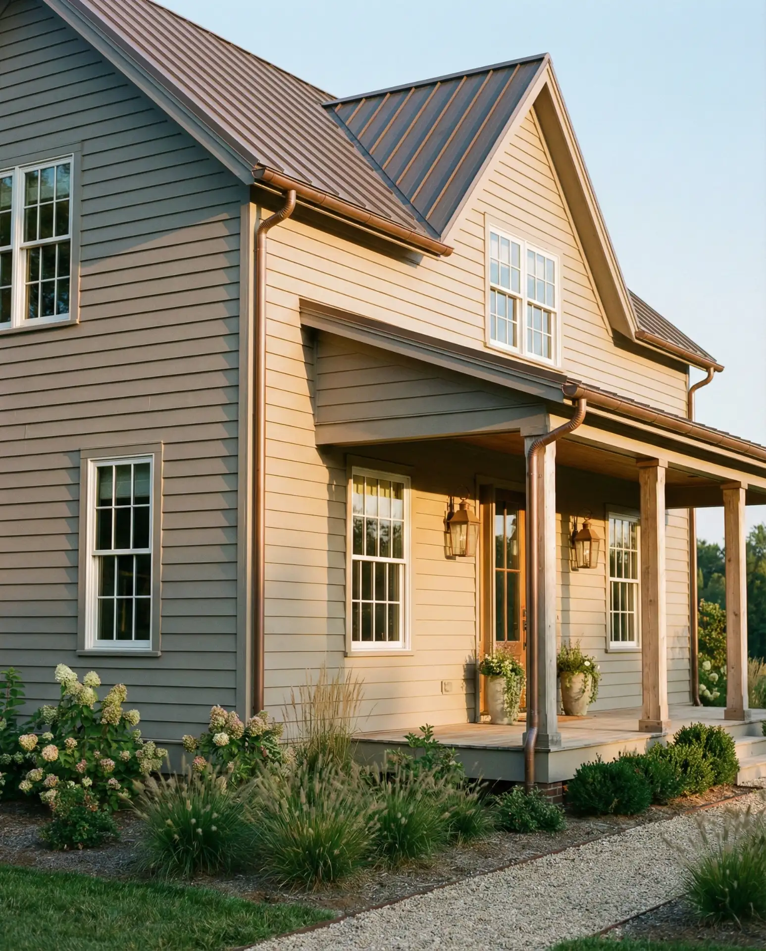 Soft Taupe with Bronze Metal Accents 1