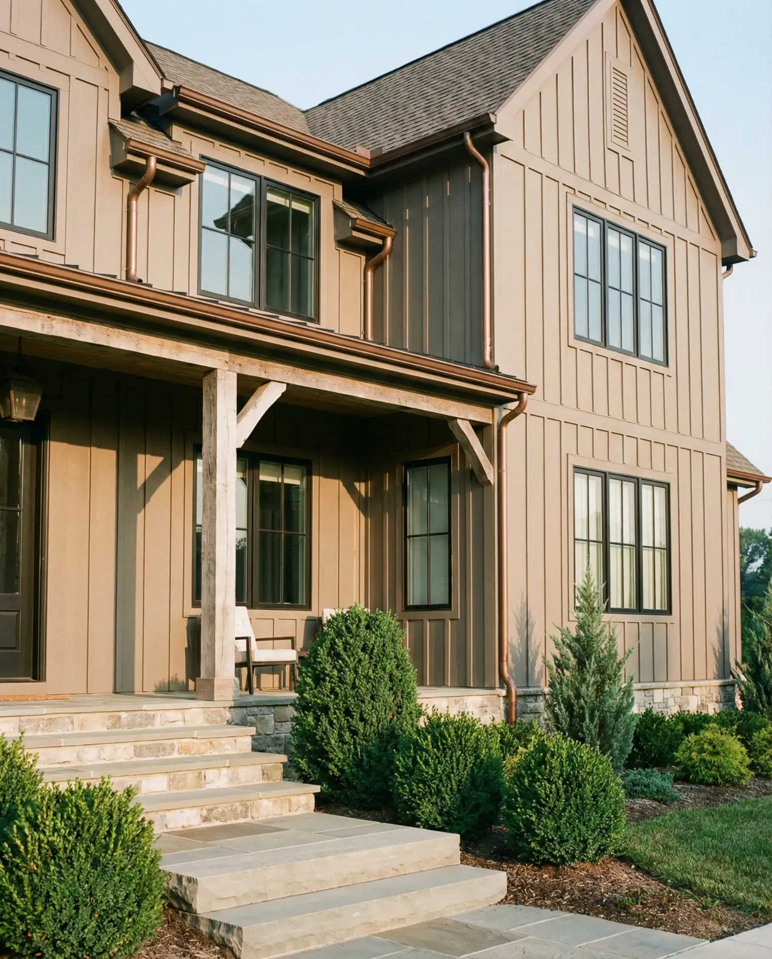 Soft Taupe with Bronze Metal Accents 2