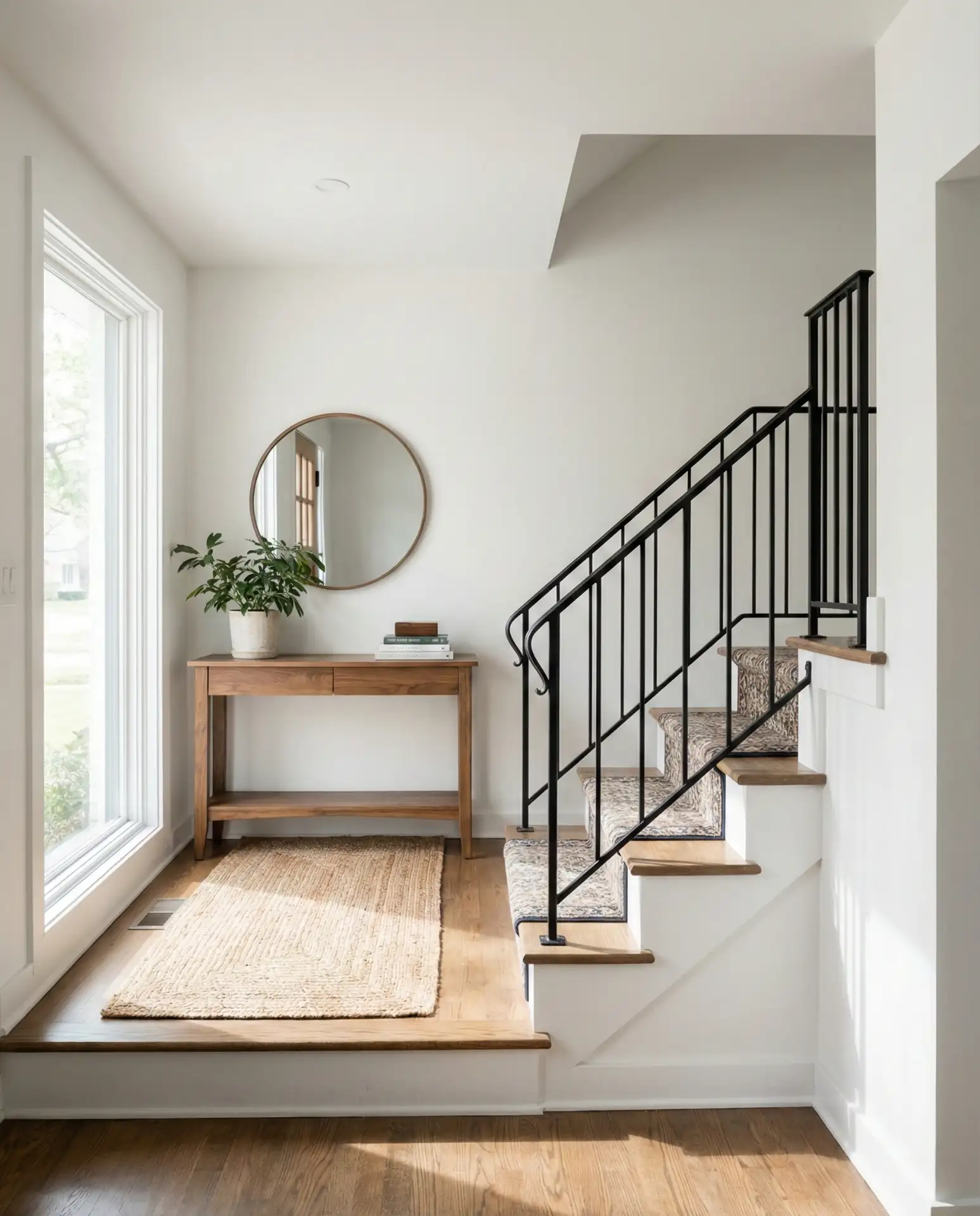 Split-Level Foyer with Defined Zones 1