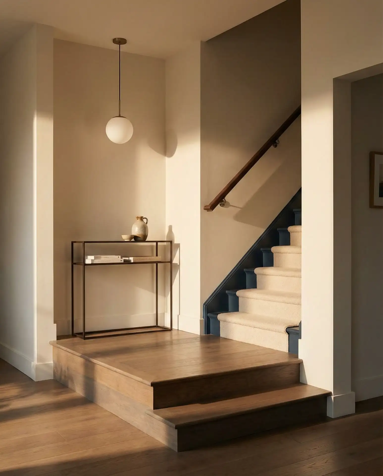 Split-Level Foyer with Defined Zones 2