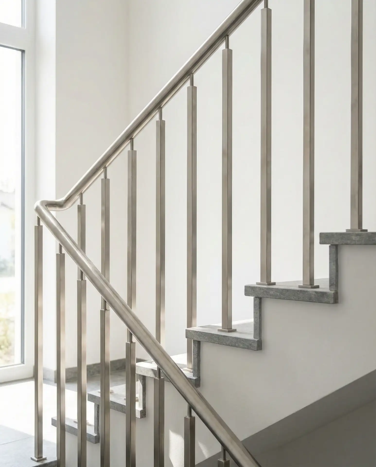 Stainless Steel Square Tube Railing 1
