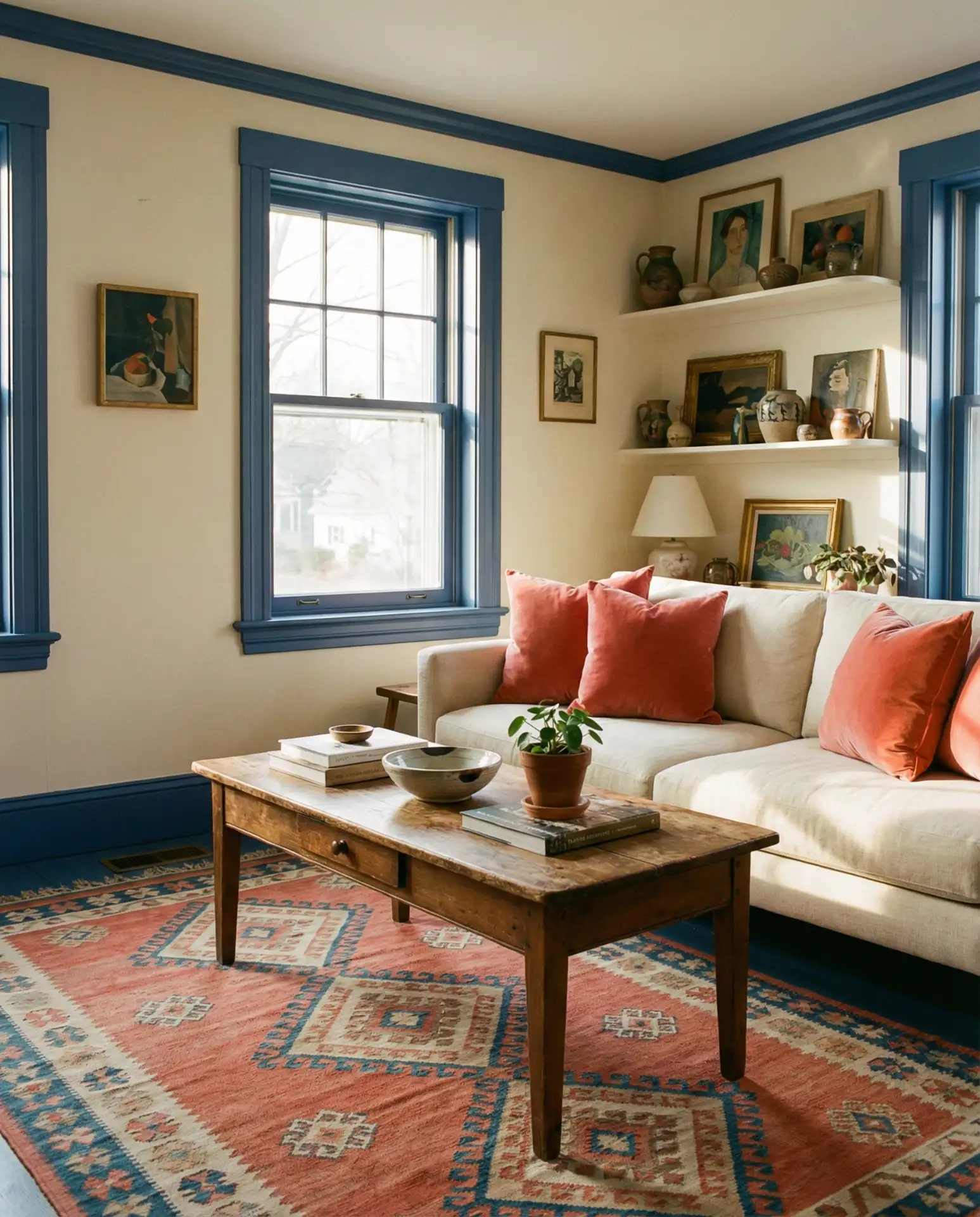 Taupe and Blue Warm Balance 2