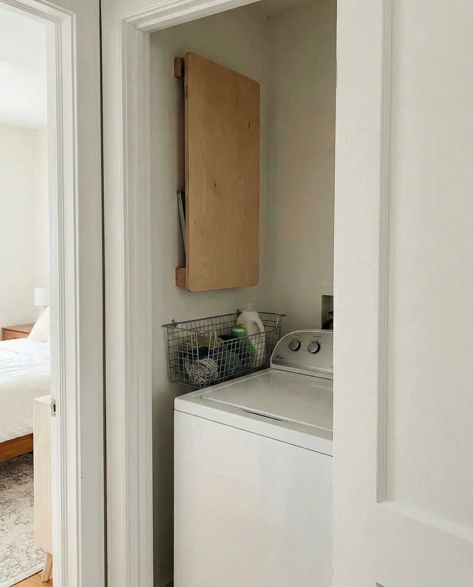 Top Load Washer Nook with Fold-Down Counter 1