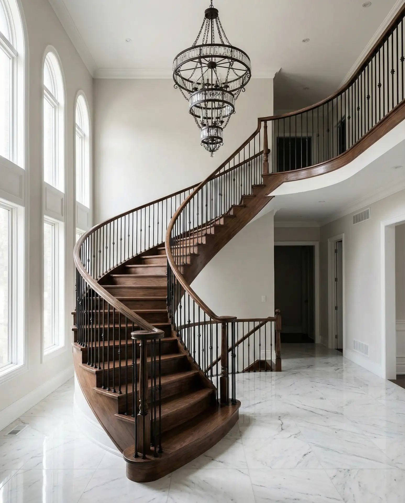 Two-Story Foyer with Grand Staircase 1