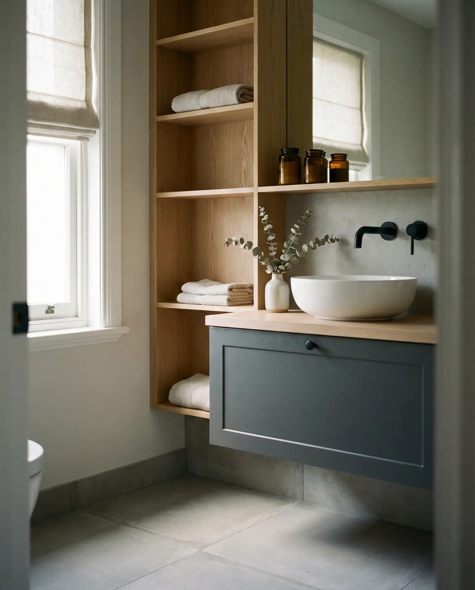 Two-Tone Cabinetry for Depth 2