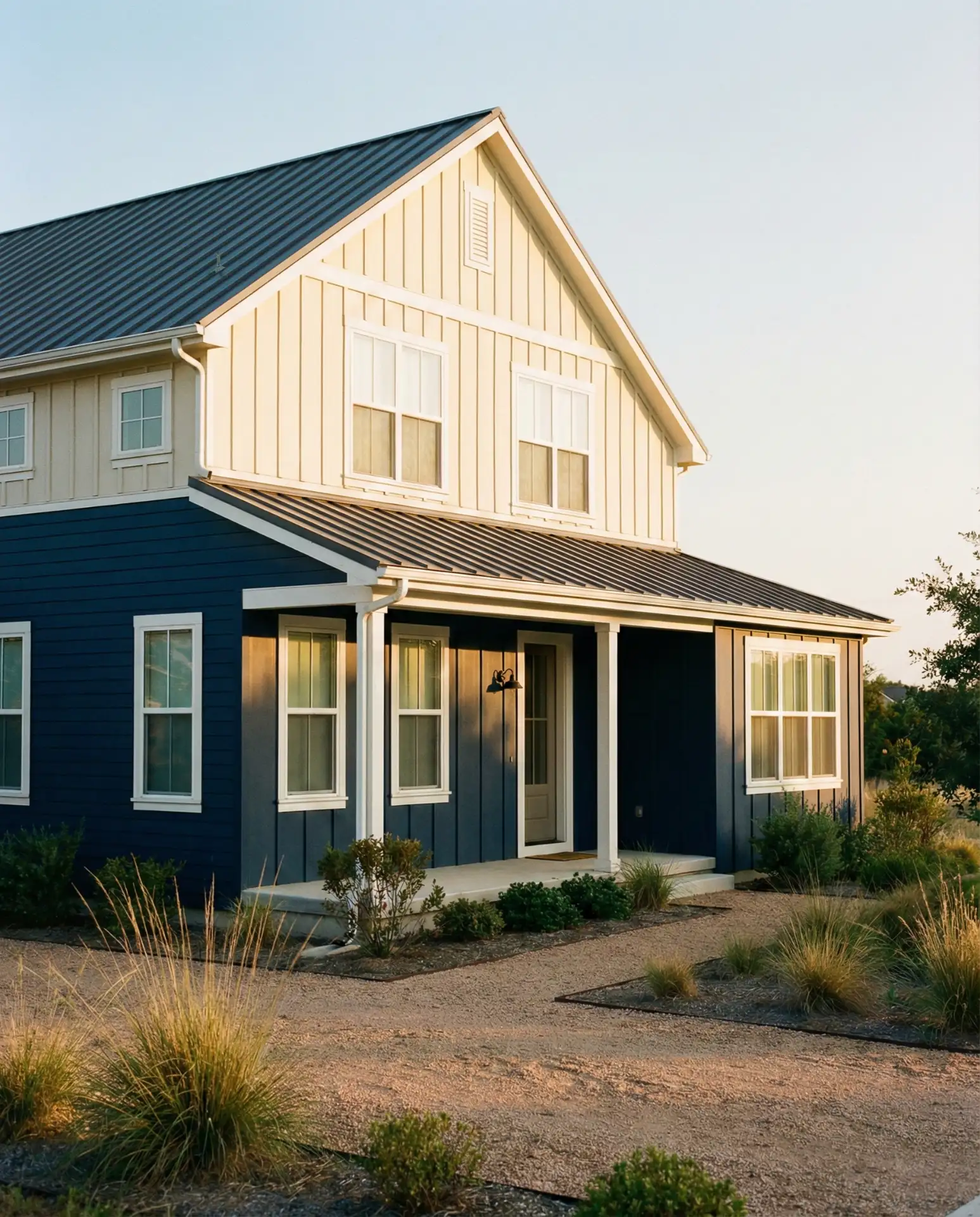 Two-Tone Siding with Horizontal Dividing Line 2