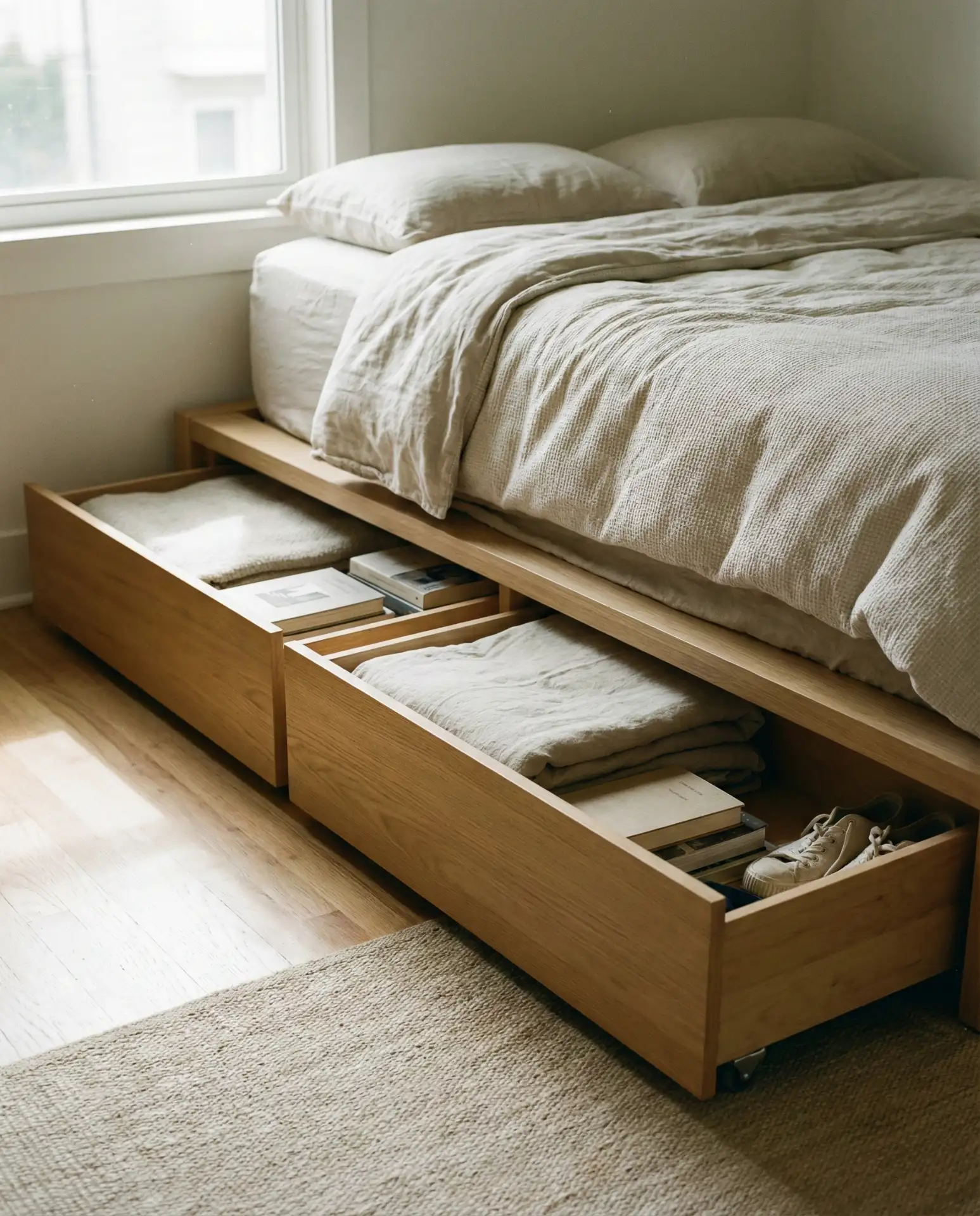 Under-Bed Drawers on Wheels 1