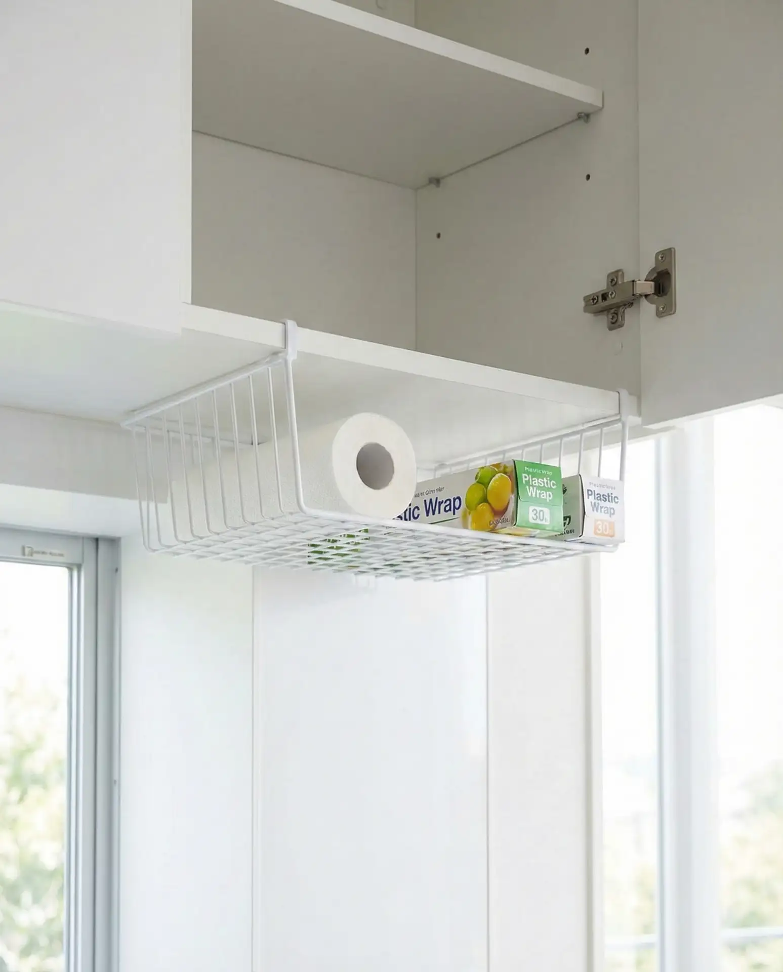 Under-Shelf Baskets for Extra Cabinet Space 2