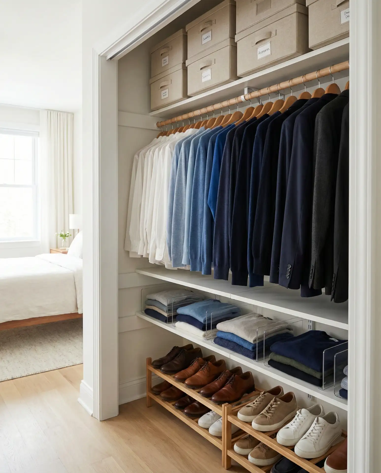 Upgraded Closet Organization as Visual Element 2