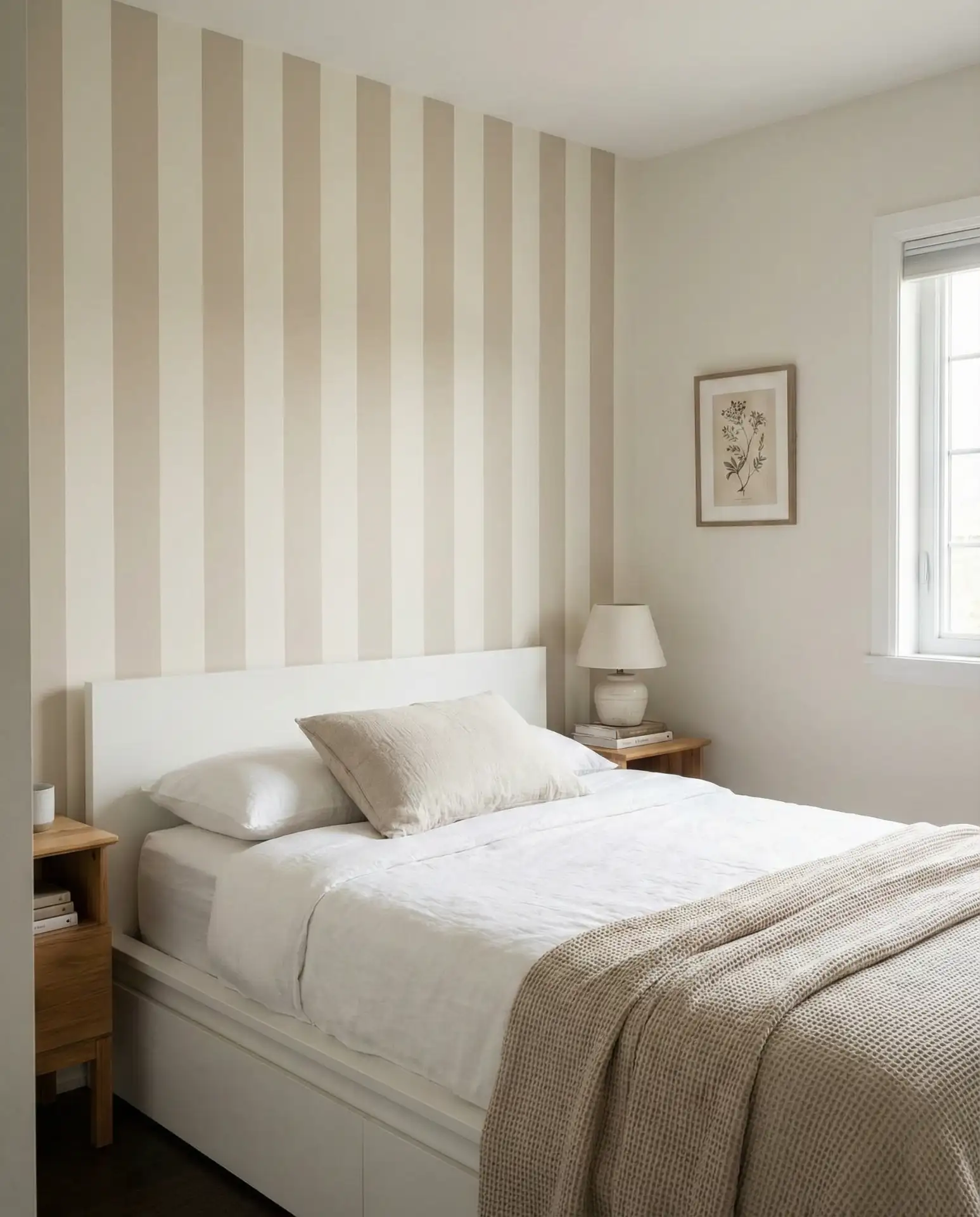 Vertical Striped Accent Wall 1