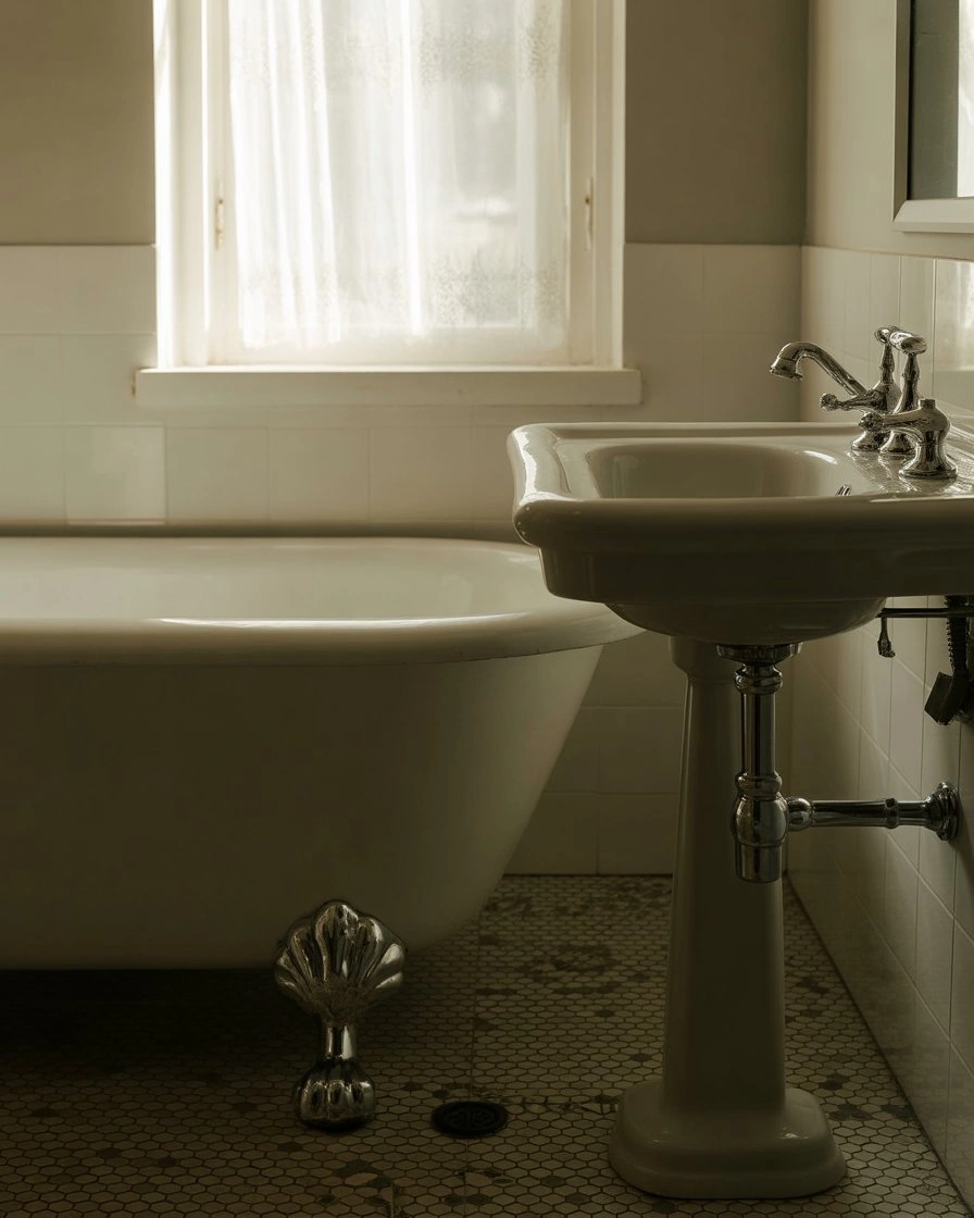 Vintage Charm with Modern Plumbing 2