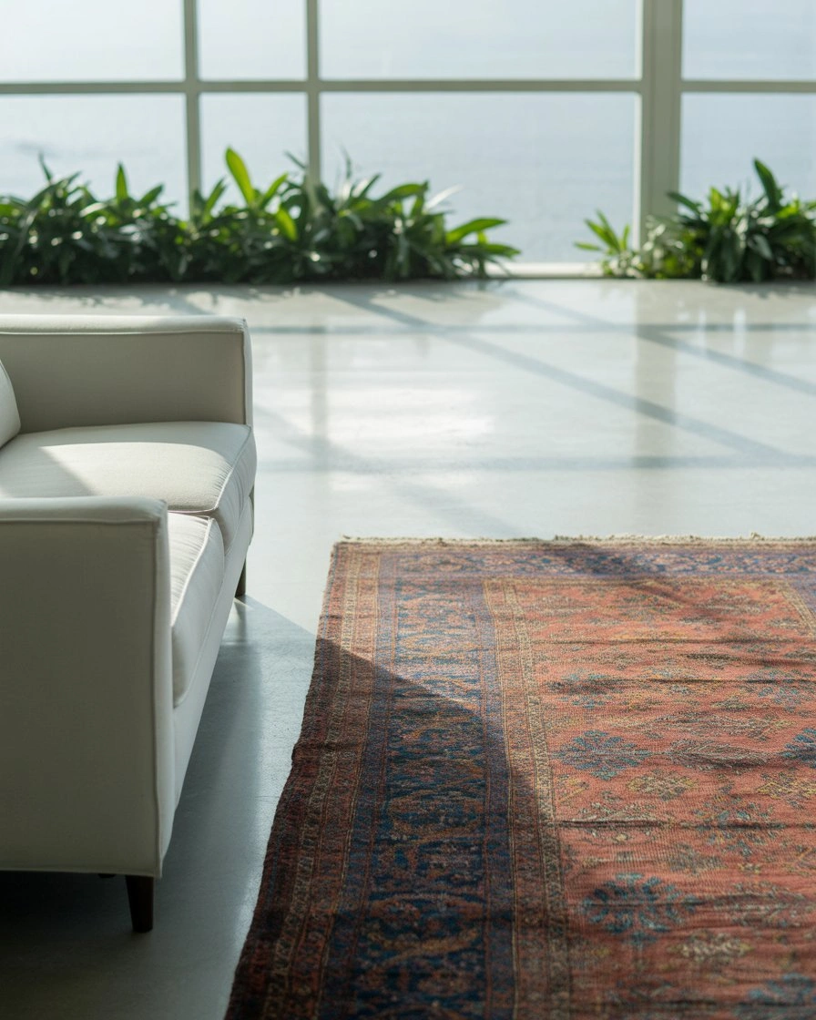 Vintage Rugs Ground Modern Spaces 1