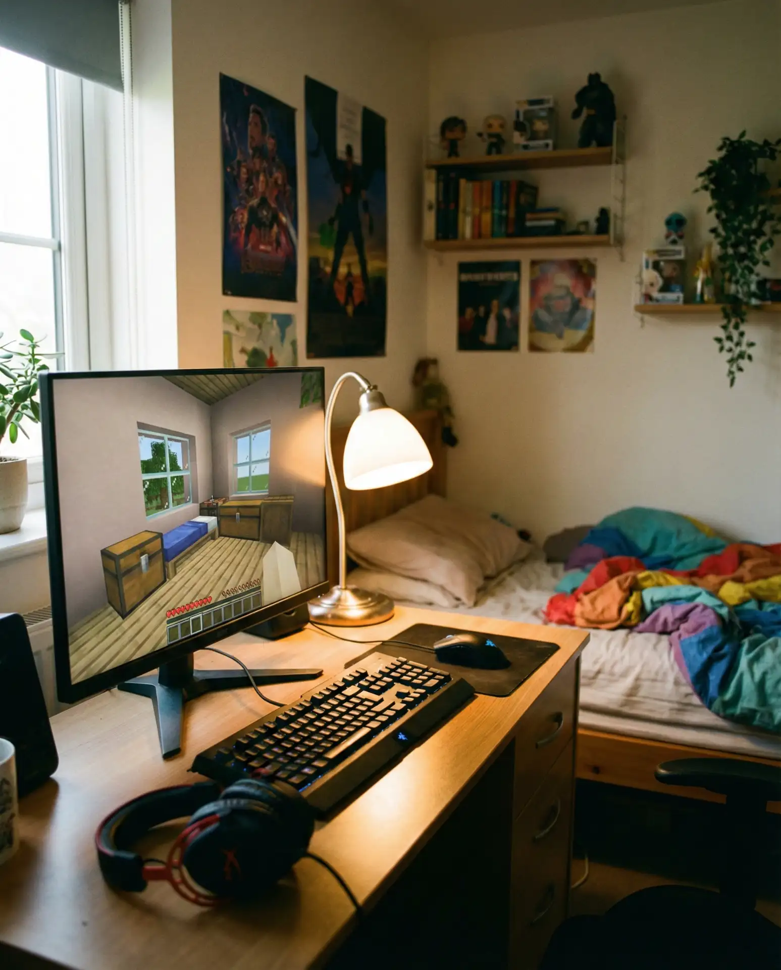 Virtual Minecraft Bedroom Build 2