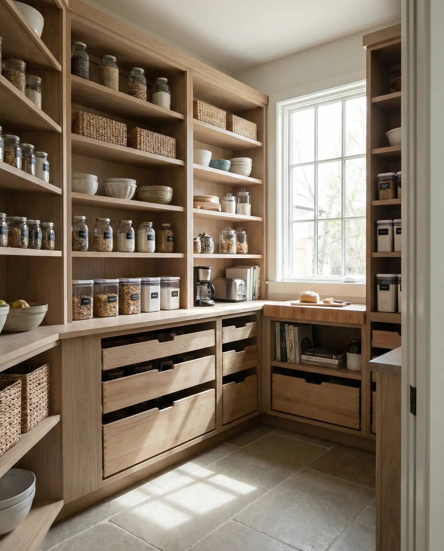 Walk-In Pantry with Organization Systems 2