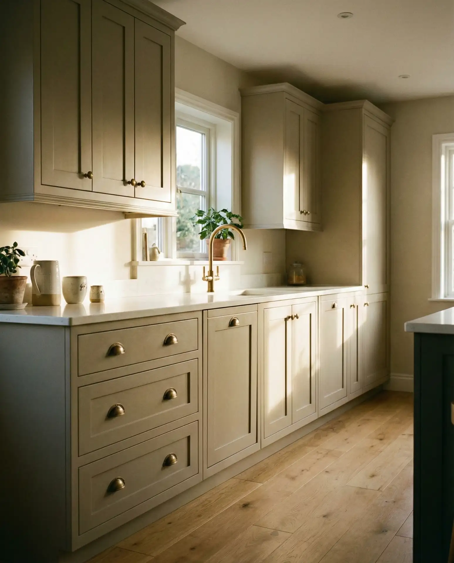 Warm Greige with Brass Accents 1