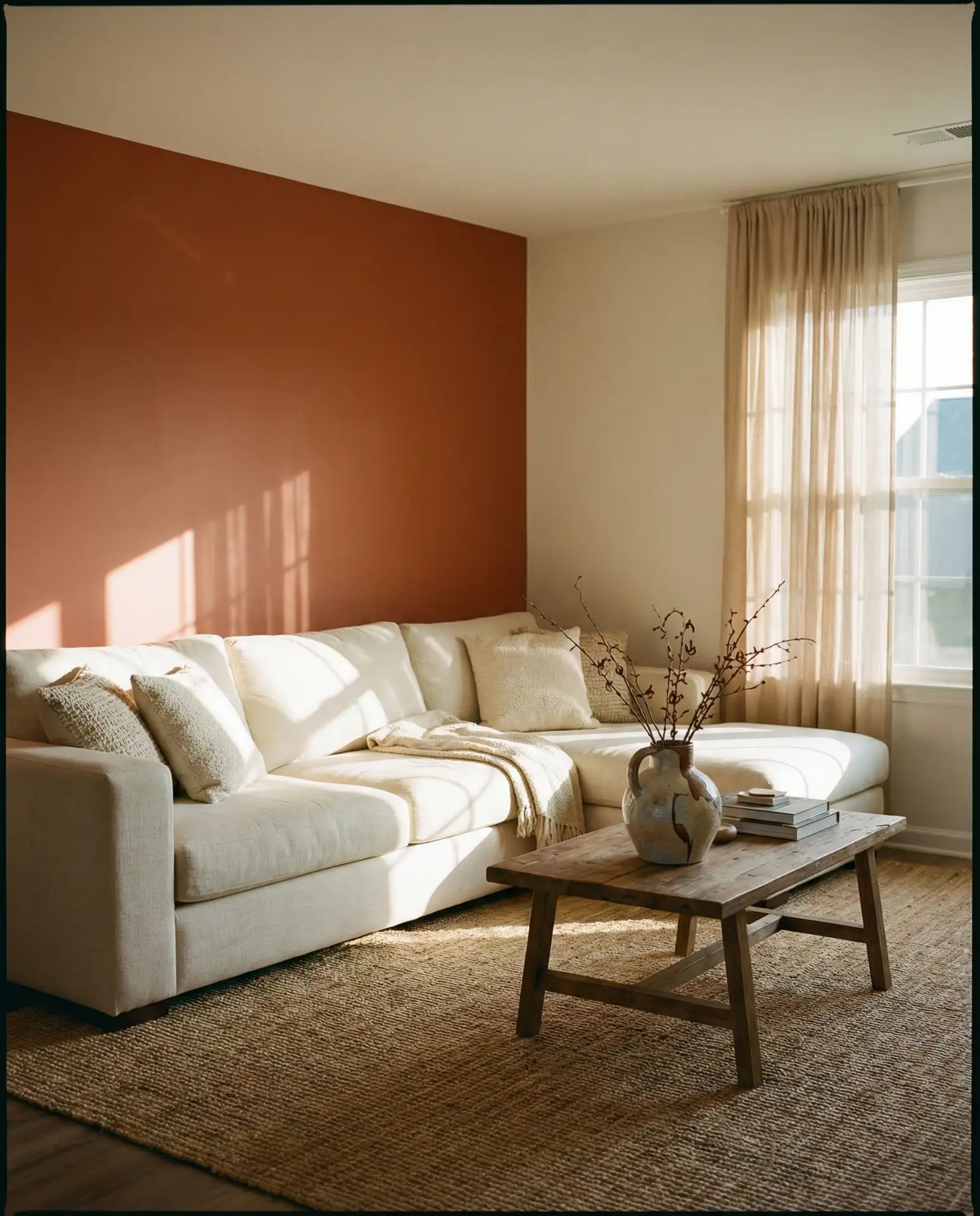 Warm Terracotta with Cream Accents 2