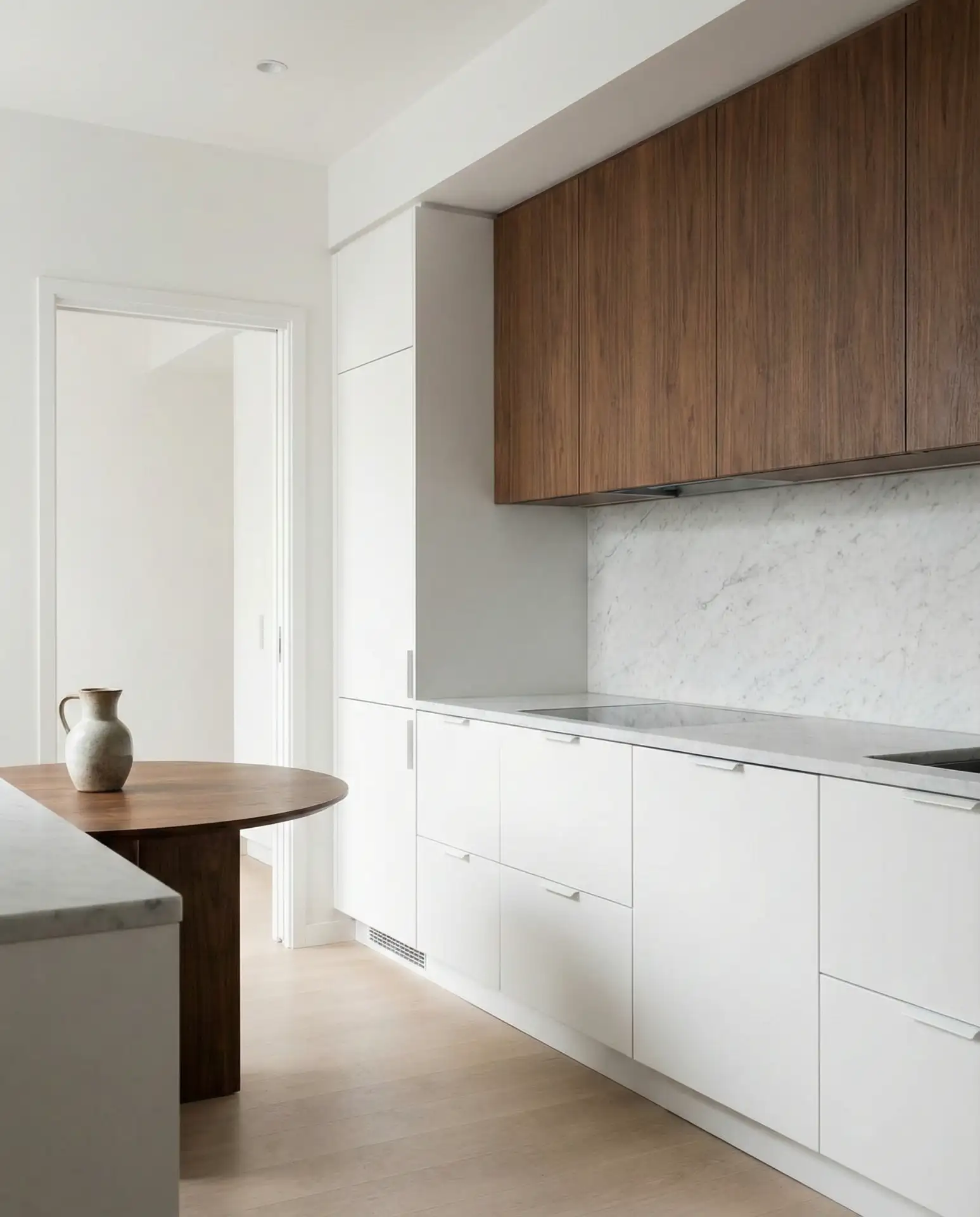 White Kitchen with Beige and Warm Tones 2