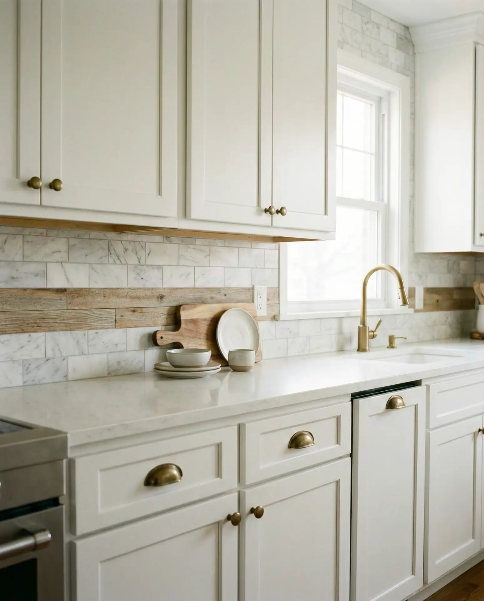 White Kitchen with Modern Appliances 1