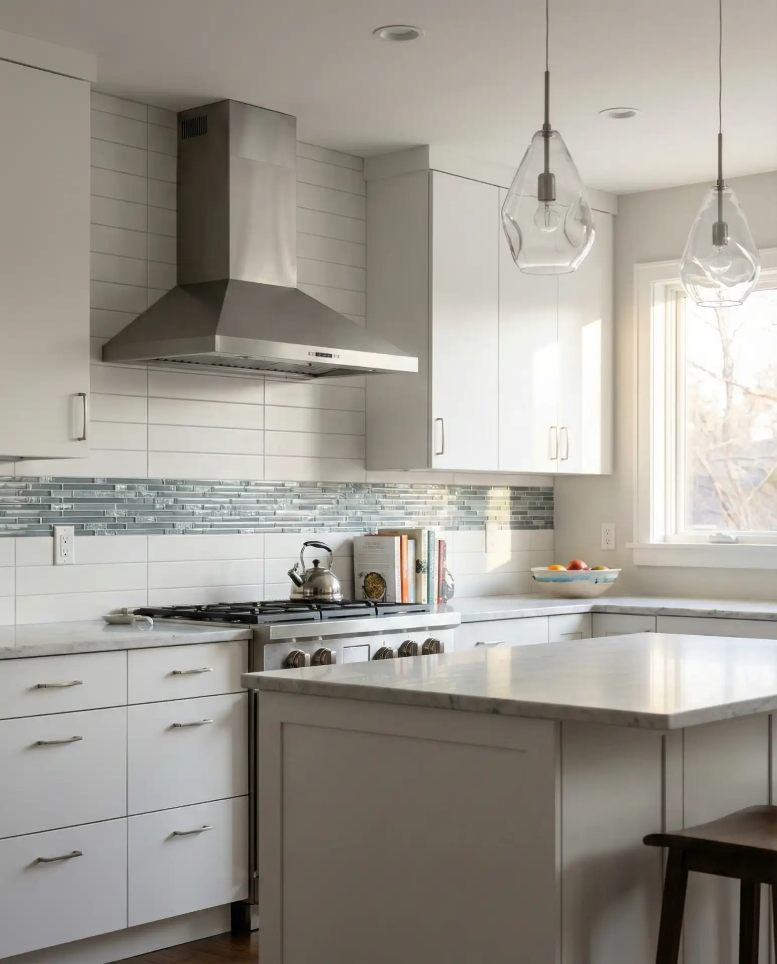 White Kitchen with Modern Appliances 2