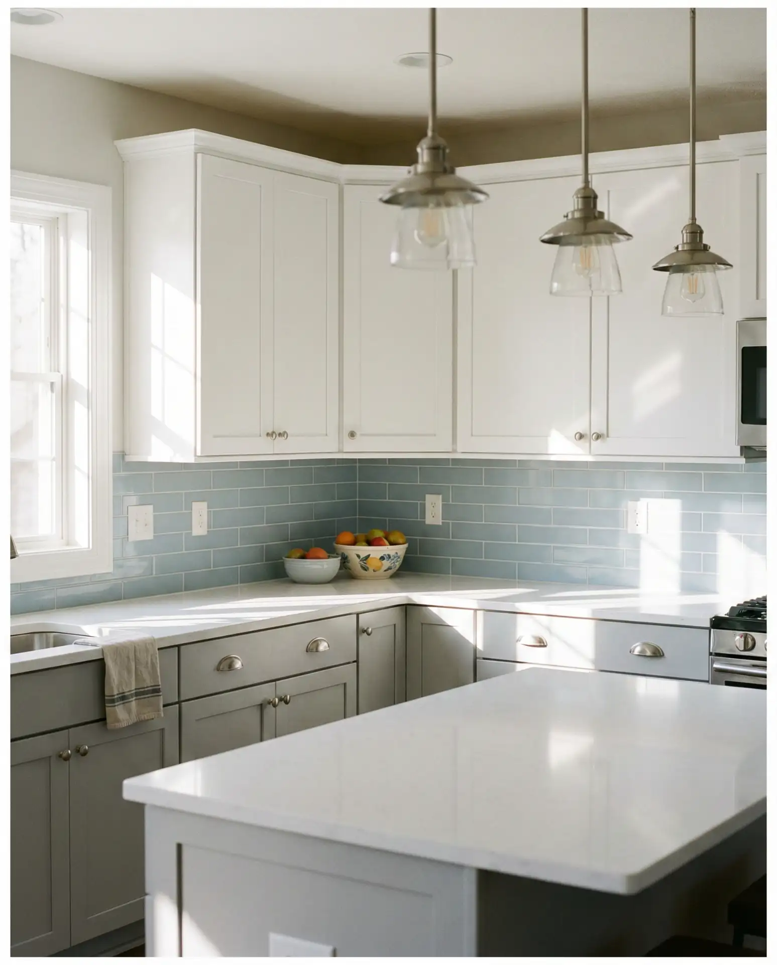 White Kitchen with Statement Sink 1