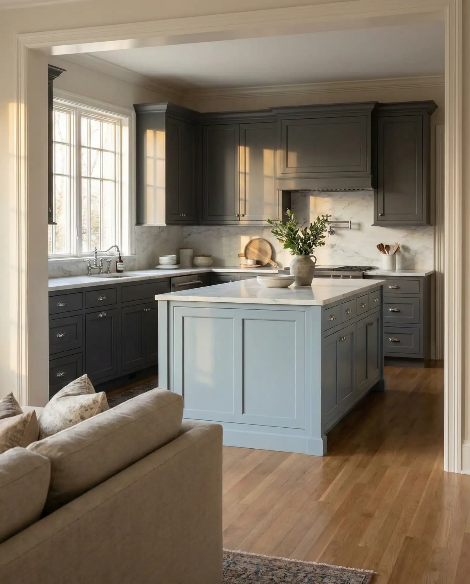 White Kitchen with Statement Sink 2