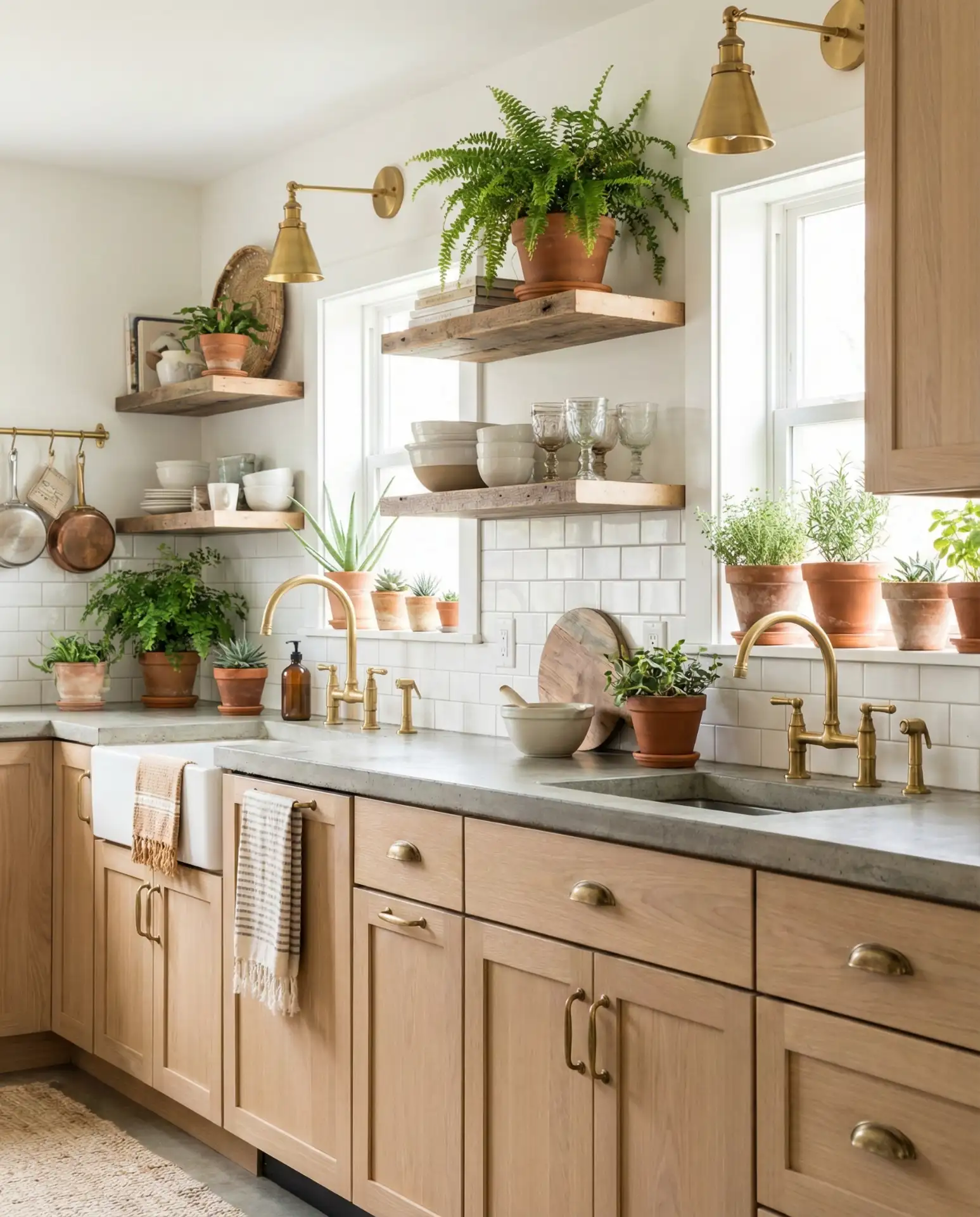 White Oak Cabinet Style Inspiration 1