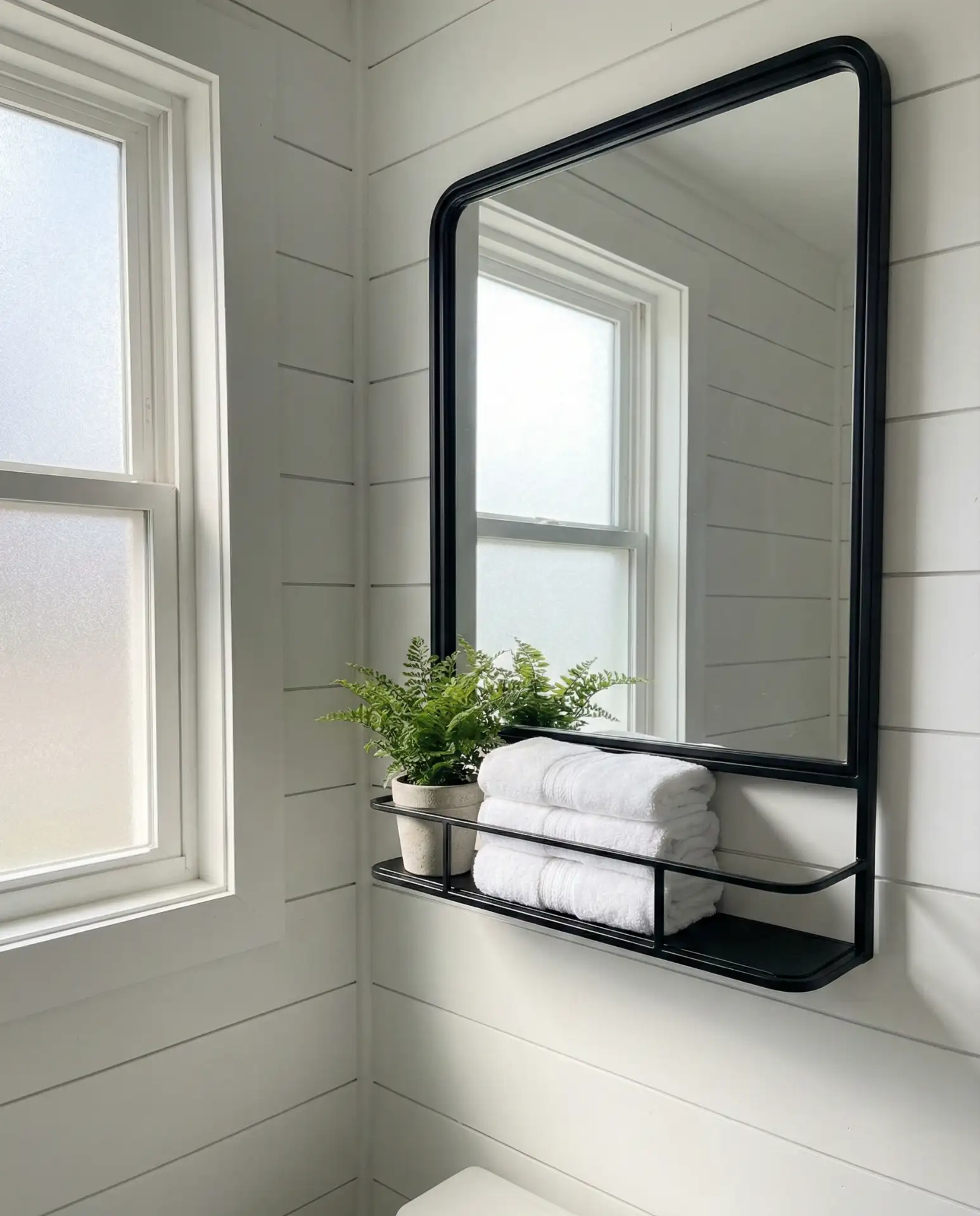 White Shiplap with Black Accents 1