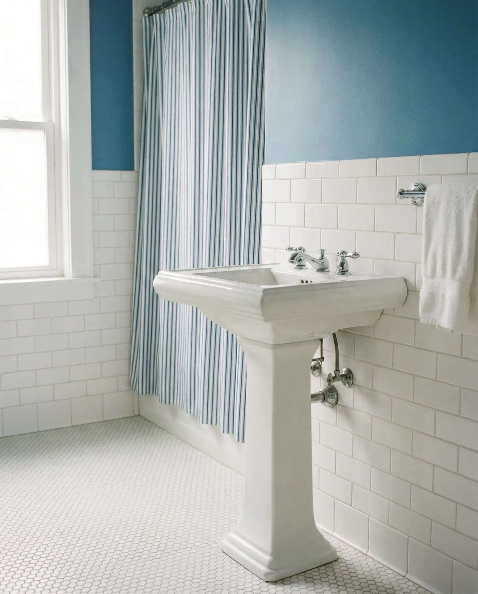 White and Blue Classic Contrast 2