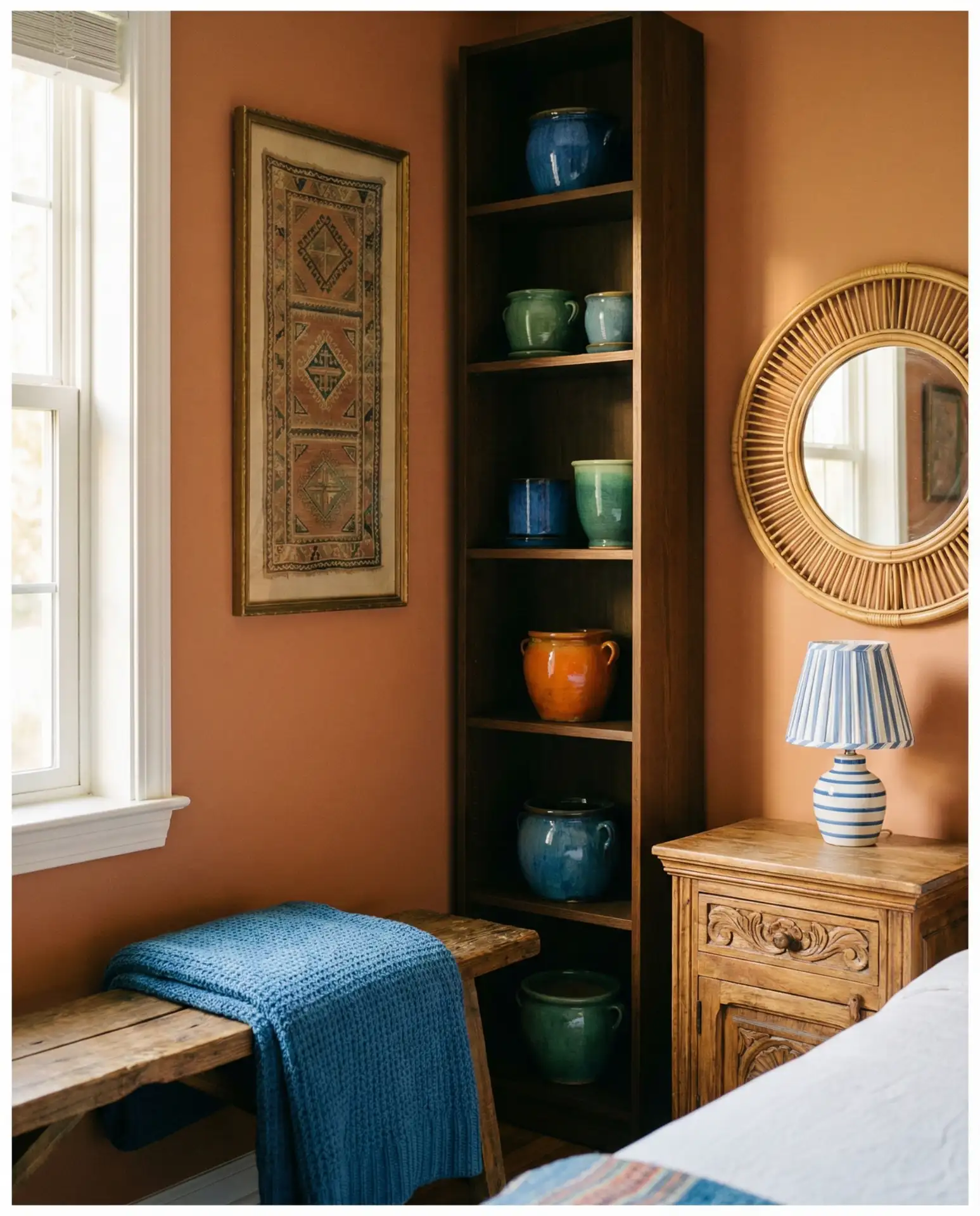 A Colorful Eclectic Guest Room 1