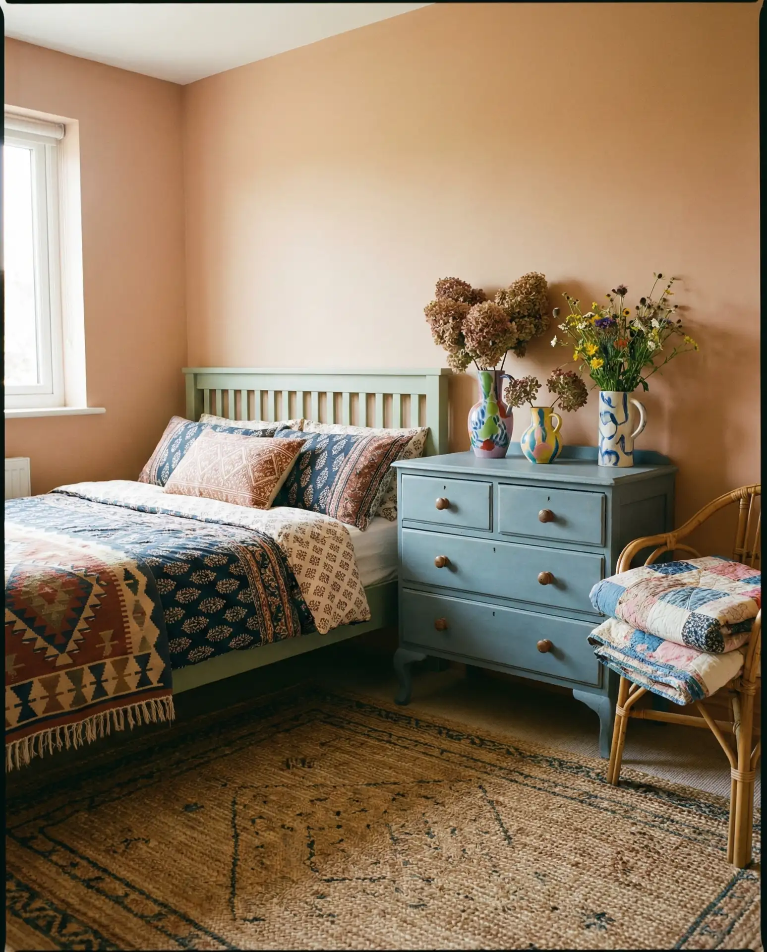 A Colorful Eclectic Guest Room 2