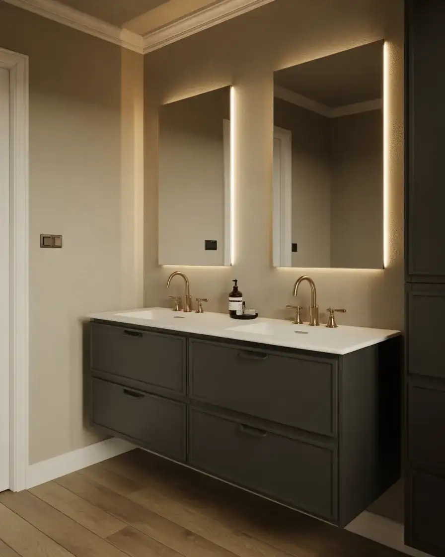 Aesthetic Black Vanity Statement 1