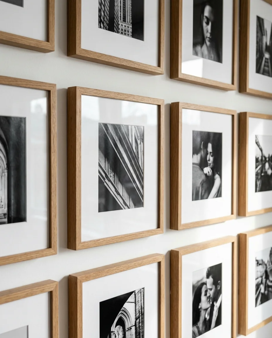 Aesthetic Black and White Photo Wall 2