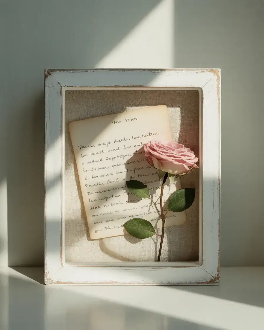 Anniversary Love Letter and Photo Display 1