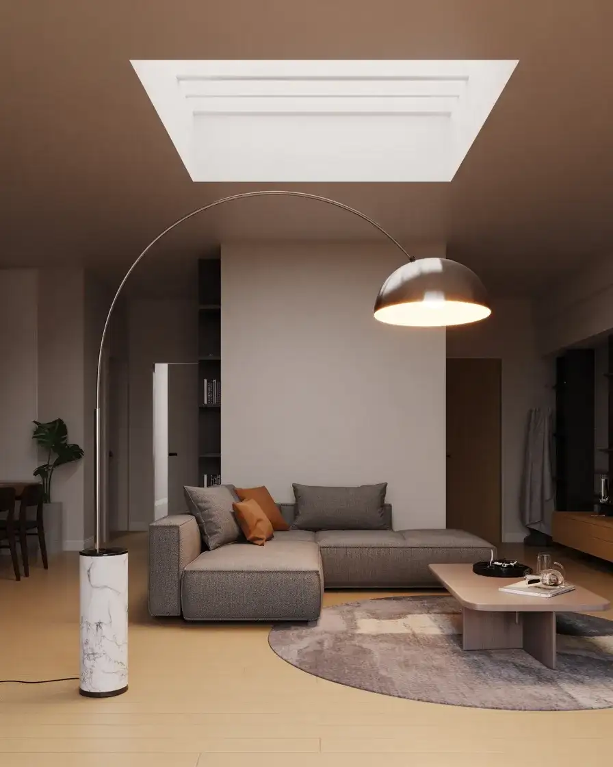 Arc Floor Lamps for Flexible Layouts 2