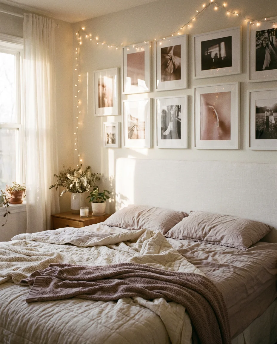 Bedroom Aesthetic Photo Wall 1