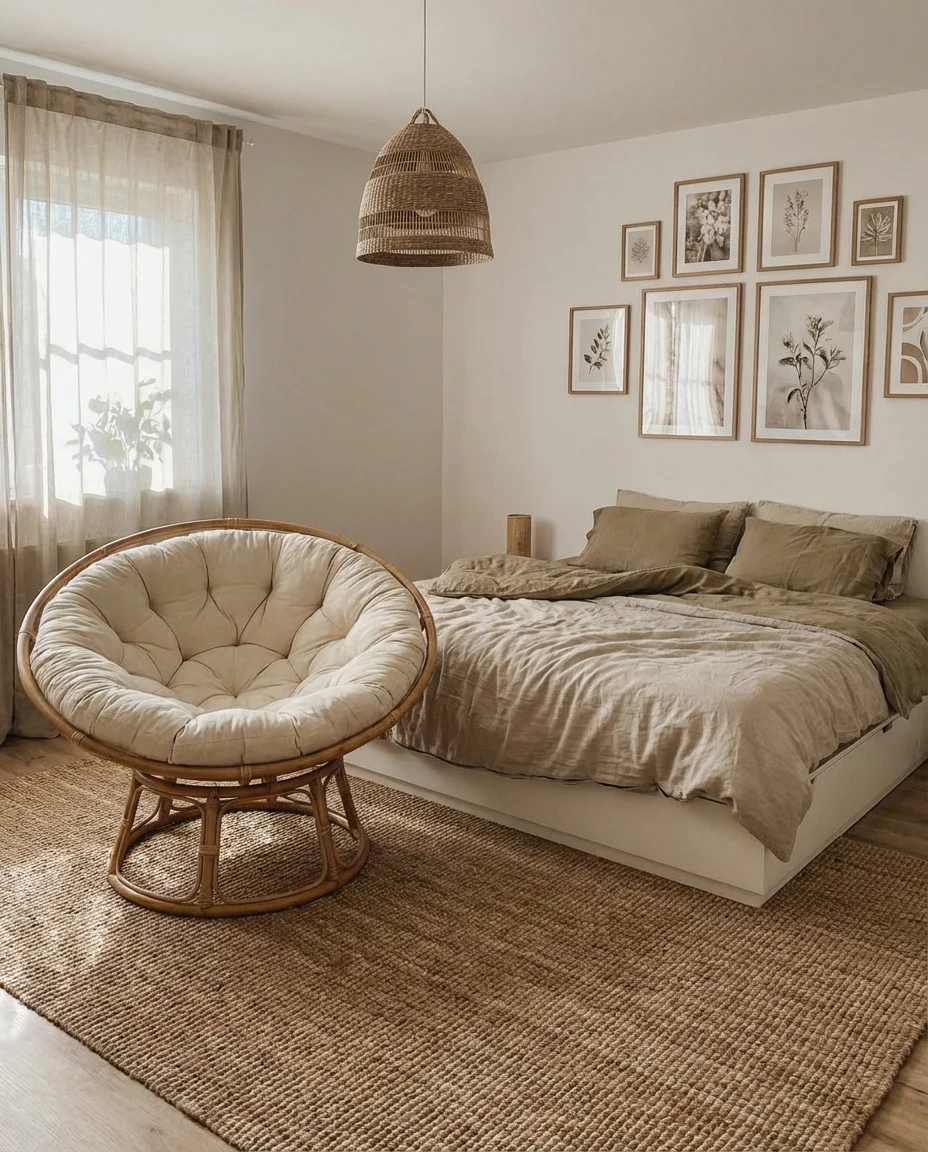 Bedroom Ideas Centered on the Papasan 2