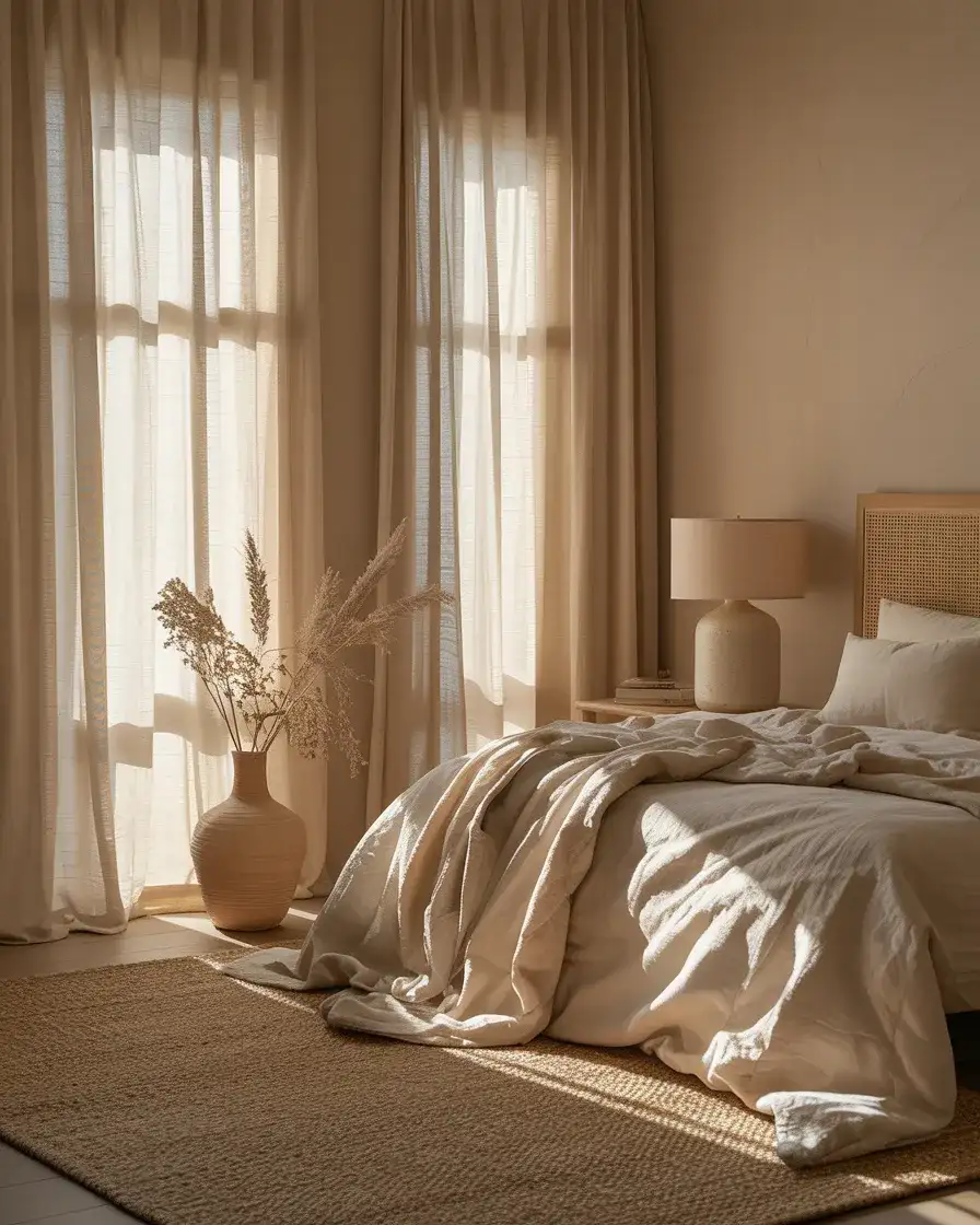 Beige Linen with Subtle Texture 1