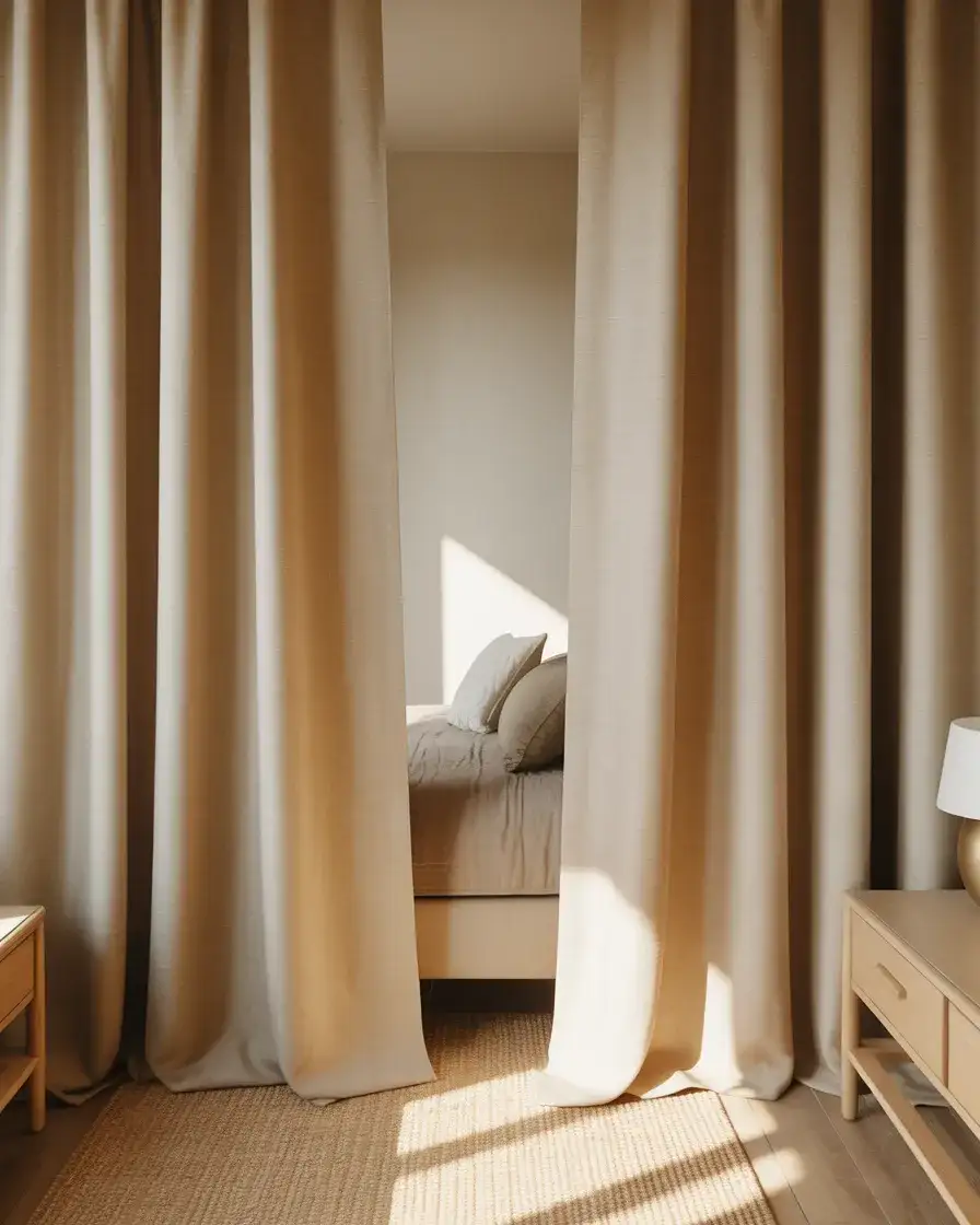 Beige Linen with Subtle Texture 2